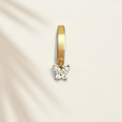 Clicker Gold Butterfly Belly Button Ring