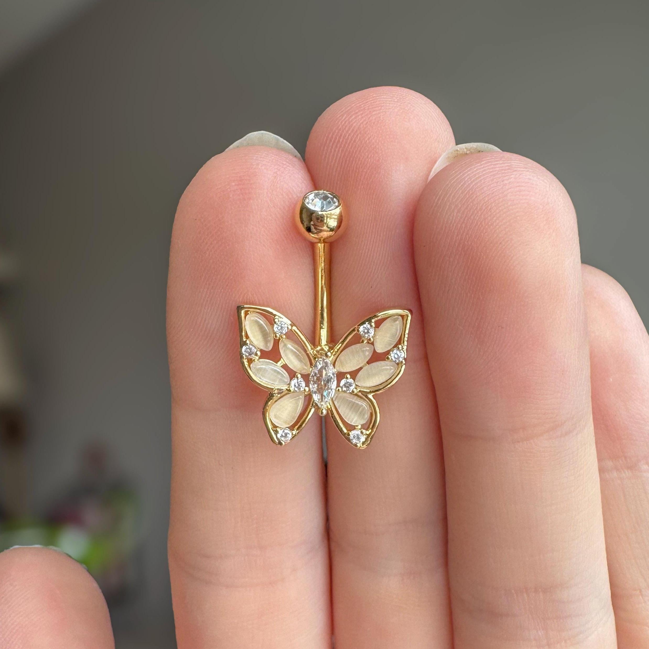 Aelira Belly Button Ring-Belly Button Rings-Elara Body Jewelry