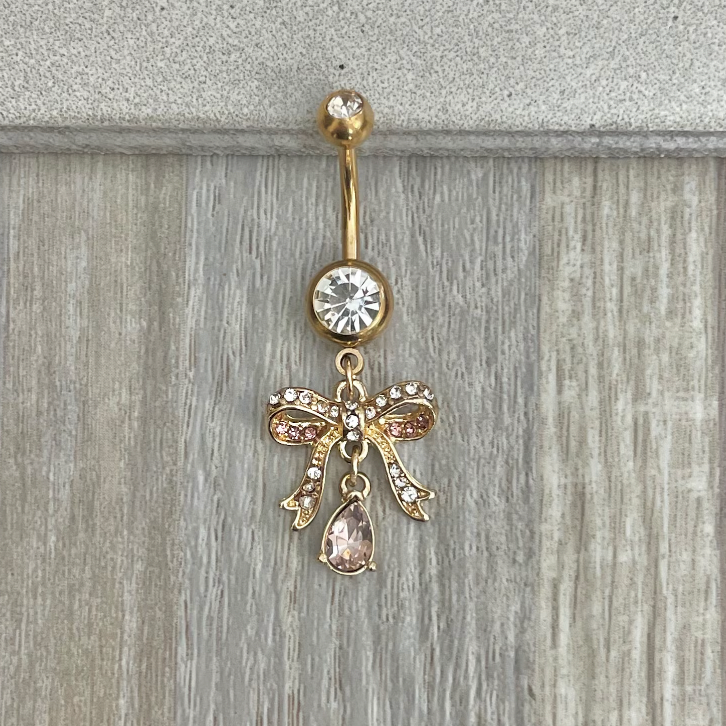 Alourette Belly Button Ring-Belly Button Rings-Elara Body Jewelry