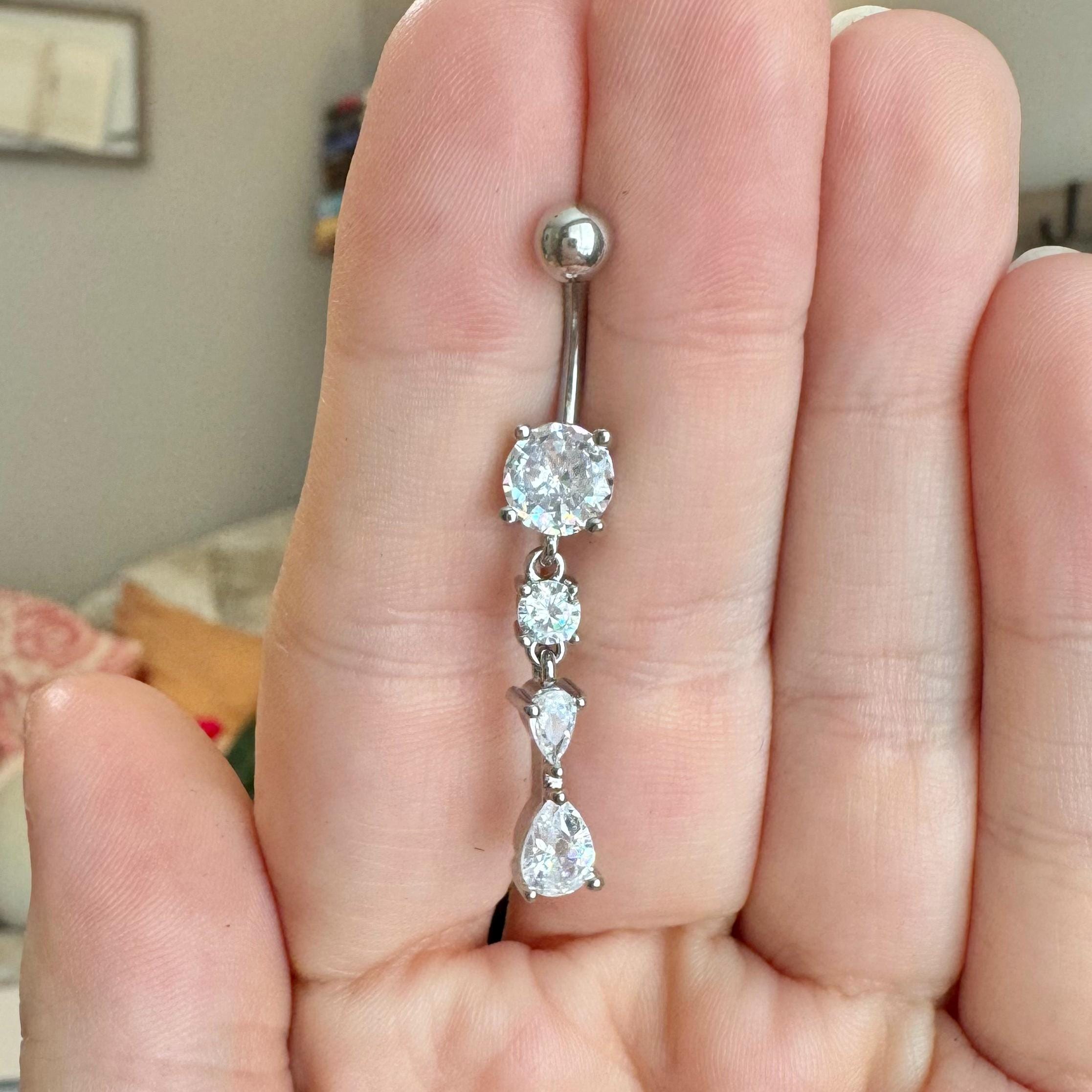 Astrielle Belly Button Ring-Belly Button Rings-Elara Body Jewelry