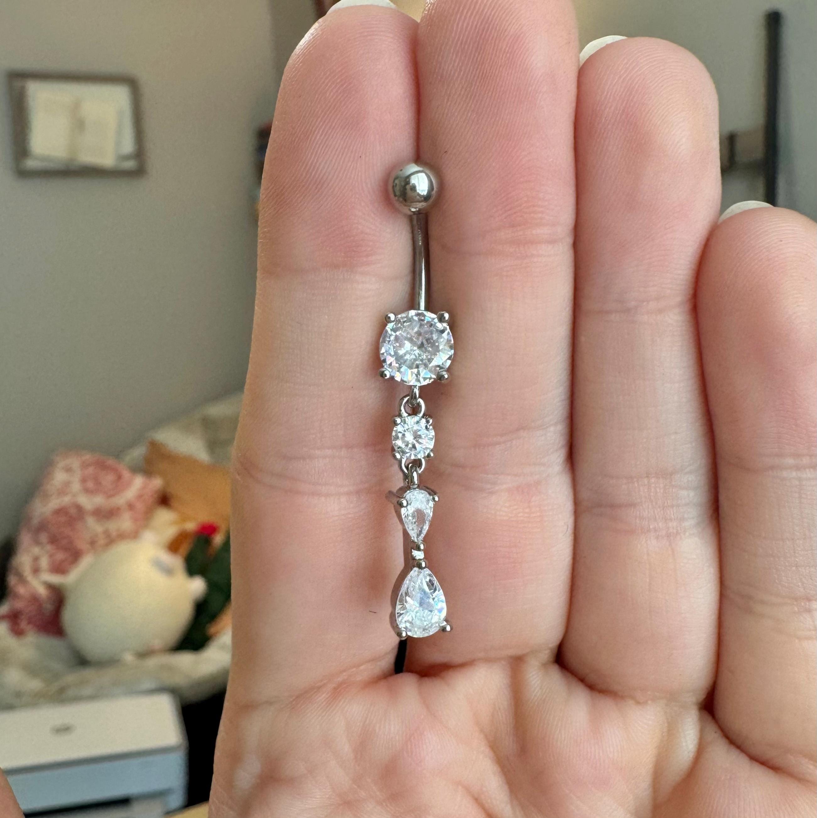 Astrielle Belly Button Ring-Belly Button Rings-Elara Body Jewelry