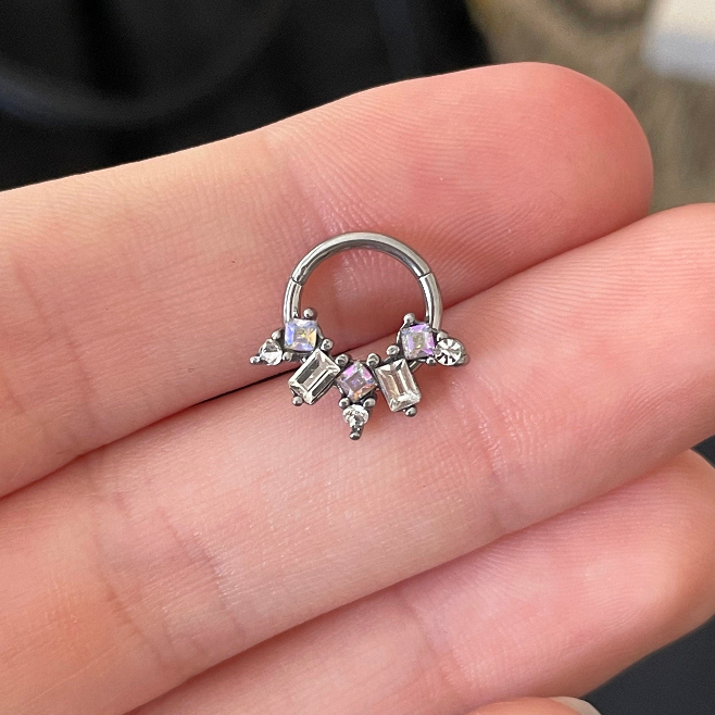 Aureform Septum Ring-Septum Ring-Silver-Elara Body Jewelry
