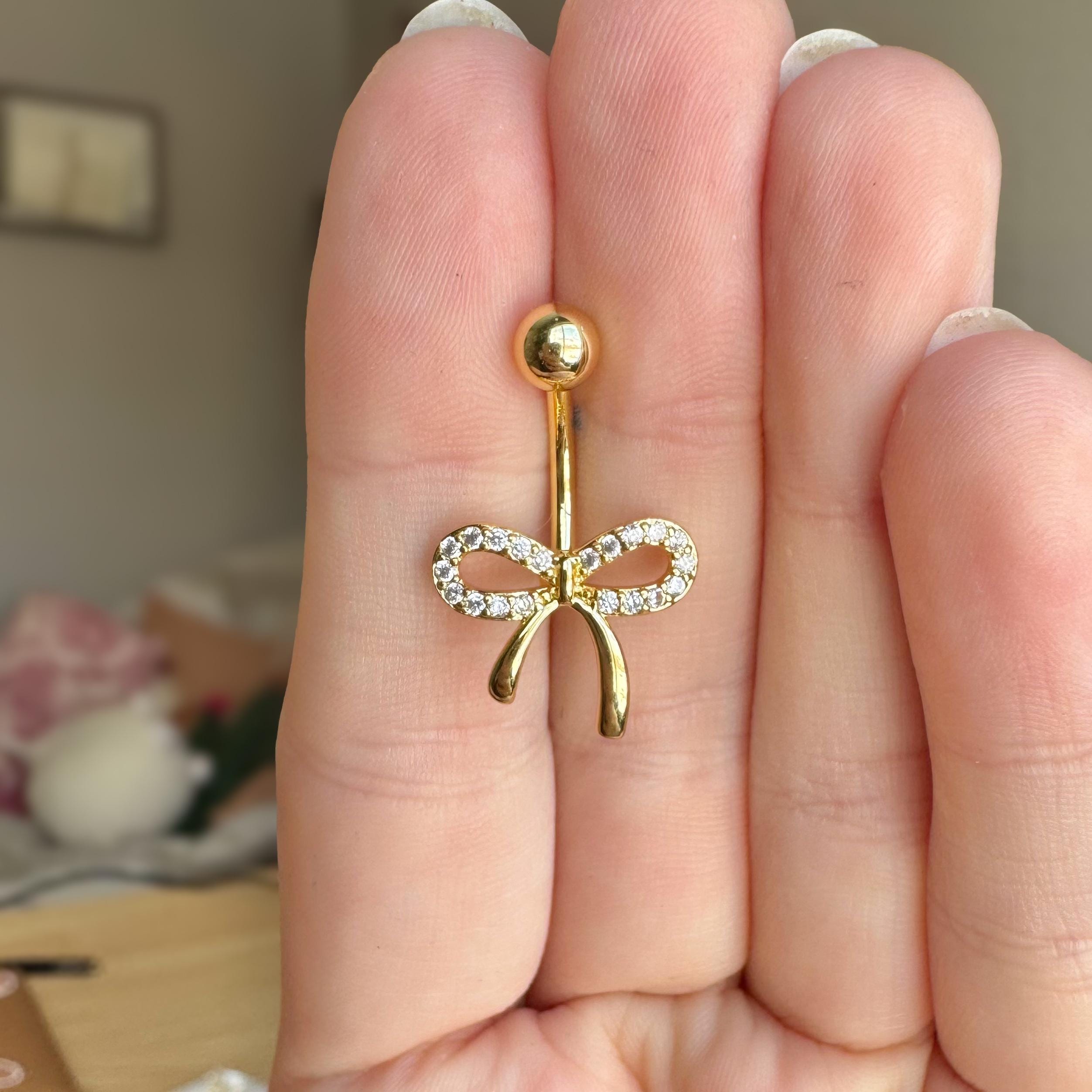 Aurelle Knot Belly Button Ring-Belly Button Rings-Elara Body Jewelry