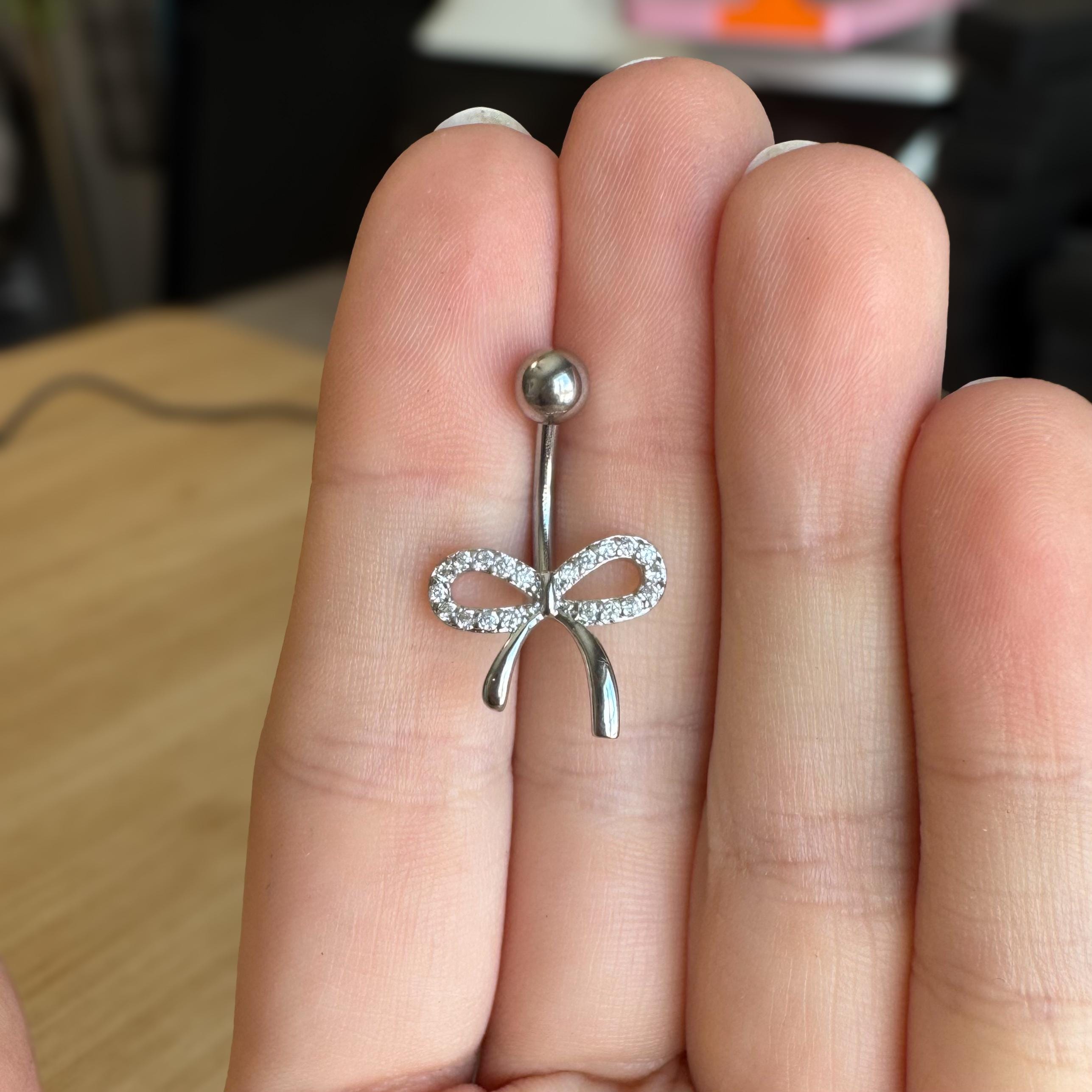 Aurelle Knot Belly Button Ring-Belly Button Rings-Elara Body Jewelry