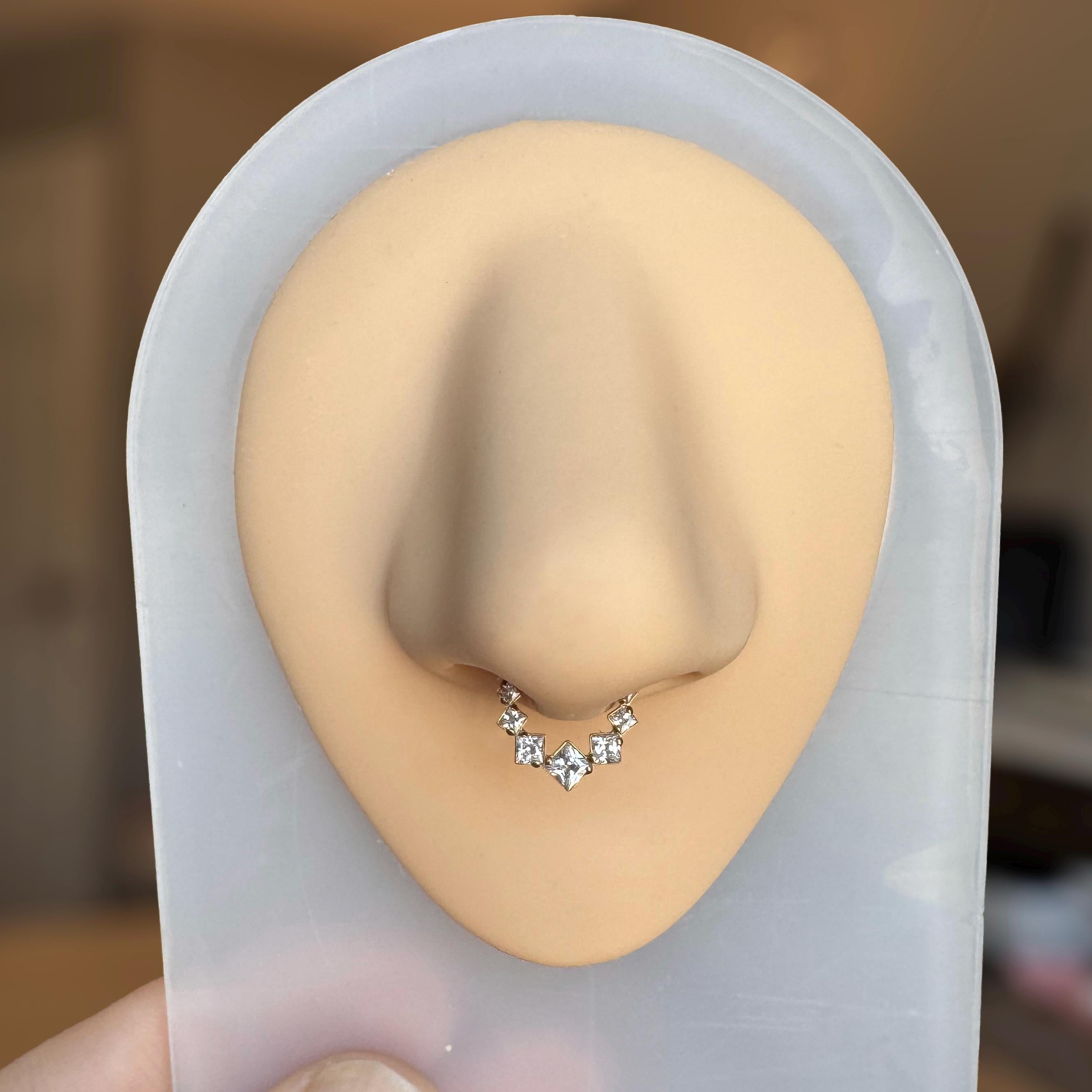 Edge of Light Septum Ring-Septum Ring-Elara Body Jewelry