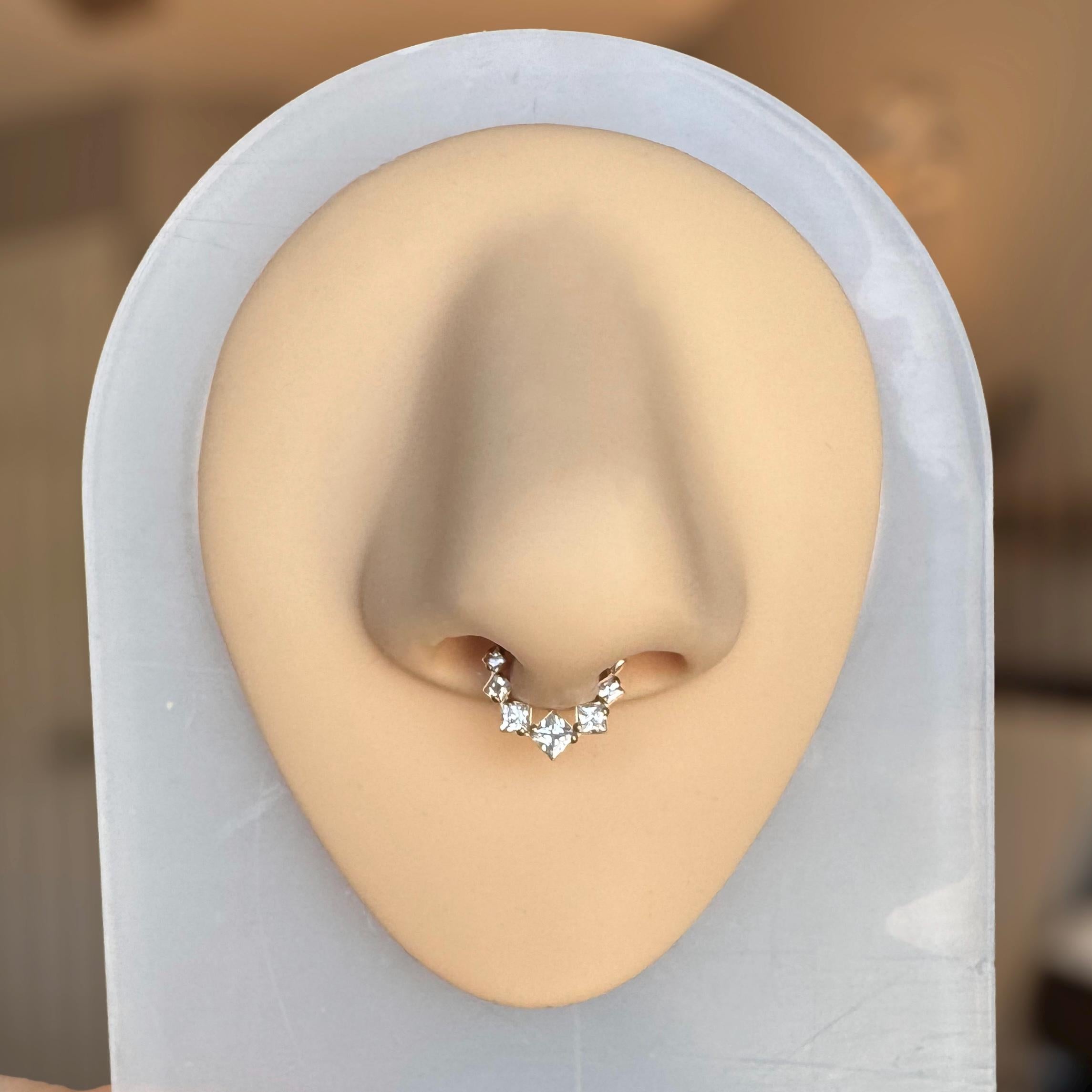 Edge of Light Septum Ring-Septum Ring-Elara Body Jewelry