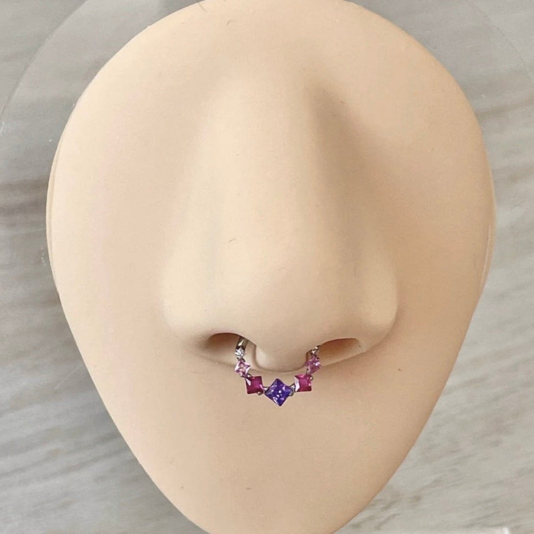 Edge of Light Septum Ring-Septum Ring-Elara Body Jewelry