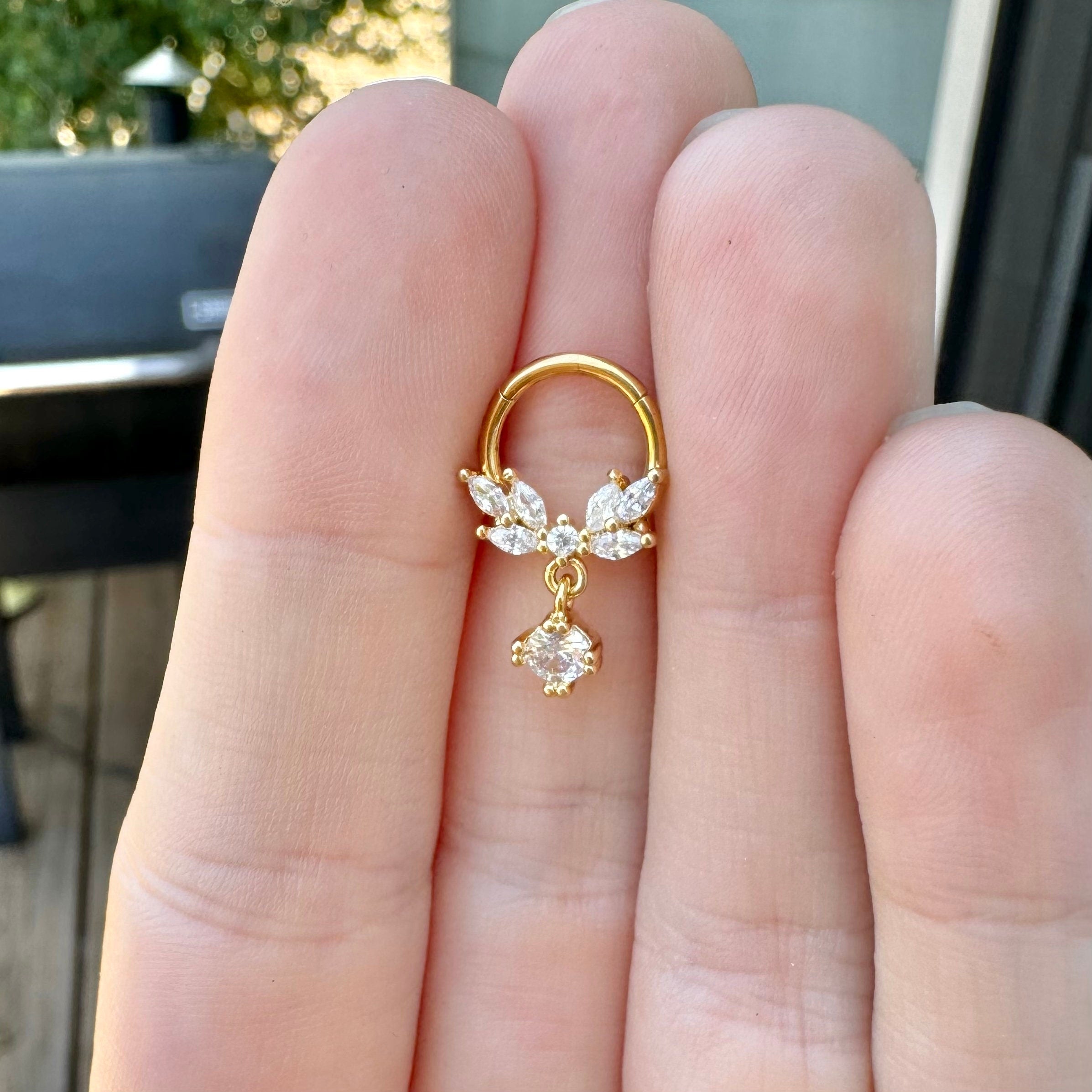 Elysian Reverie Daith Earring-Daith Earring-Elara Body Jewelry