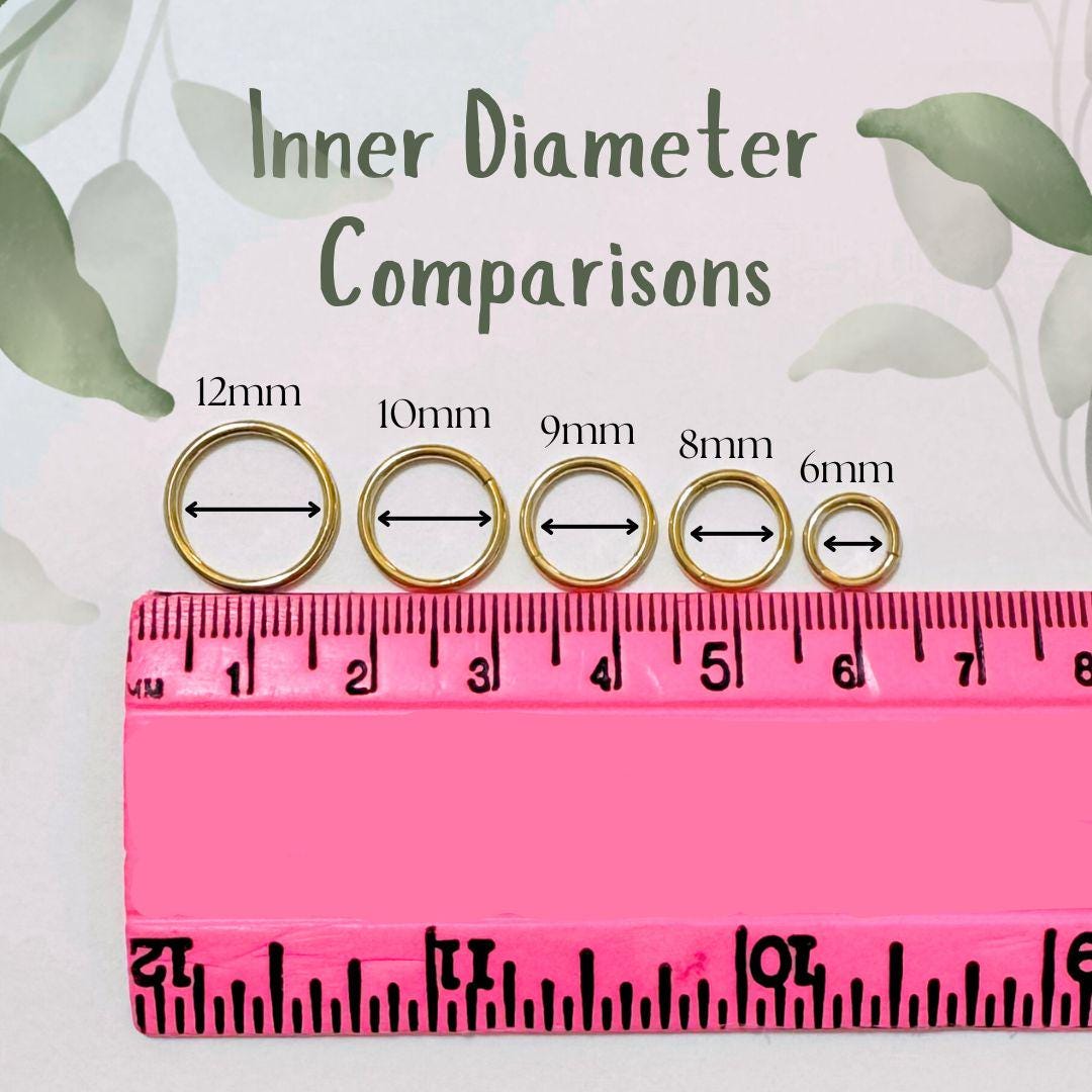 Ethereal Vines Daith Earring-Daith Earring-Elara Body Jewelry