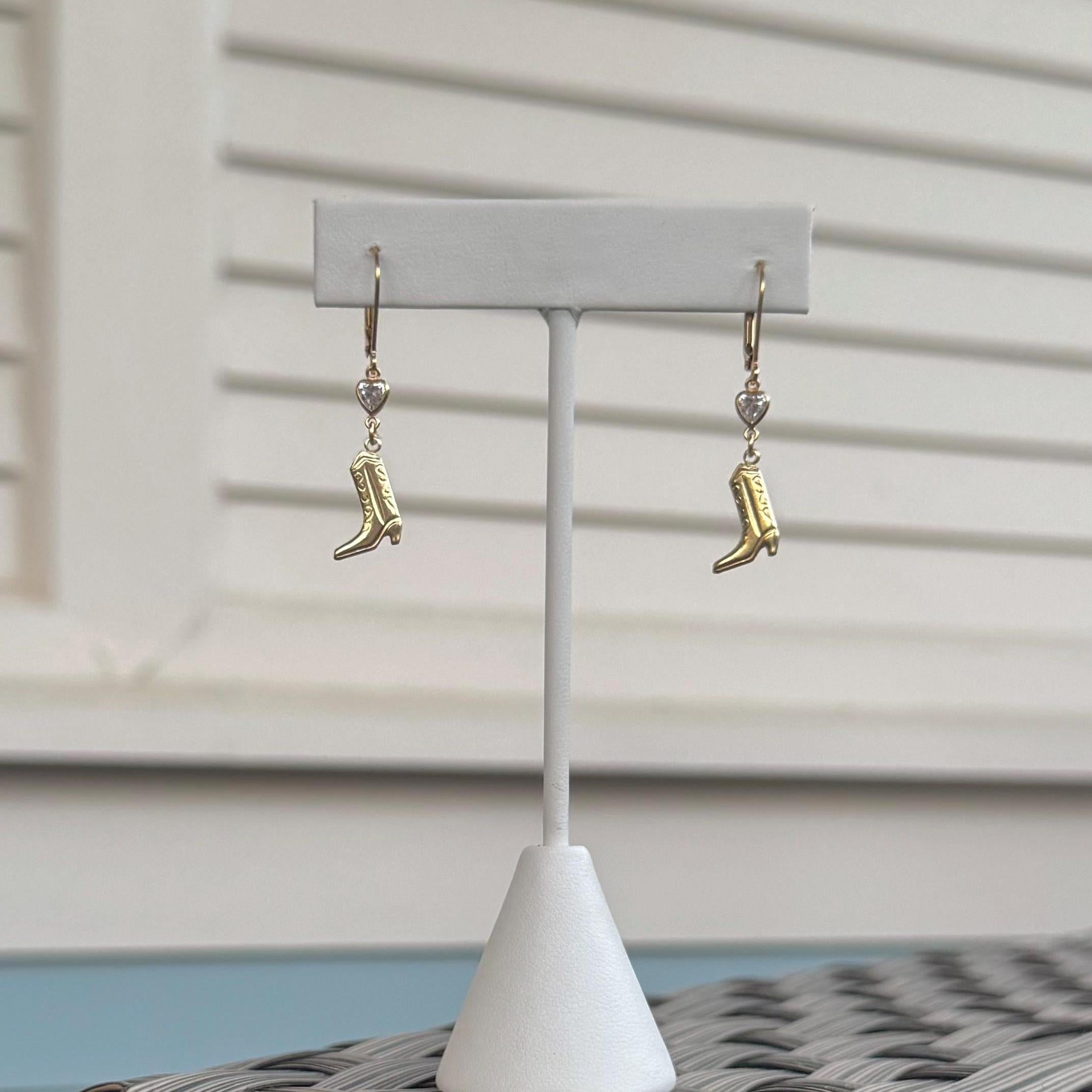 Gold Dust Rodeo Earrings-Earrings-Elara Body Jewelry