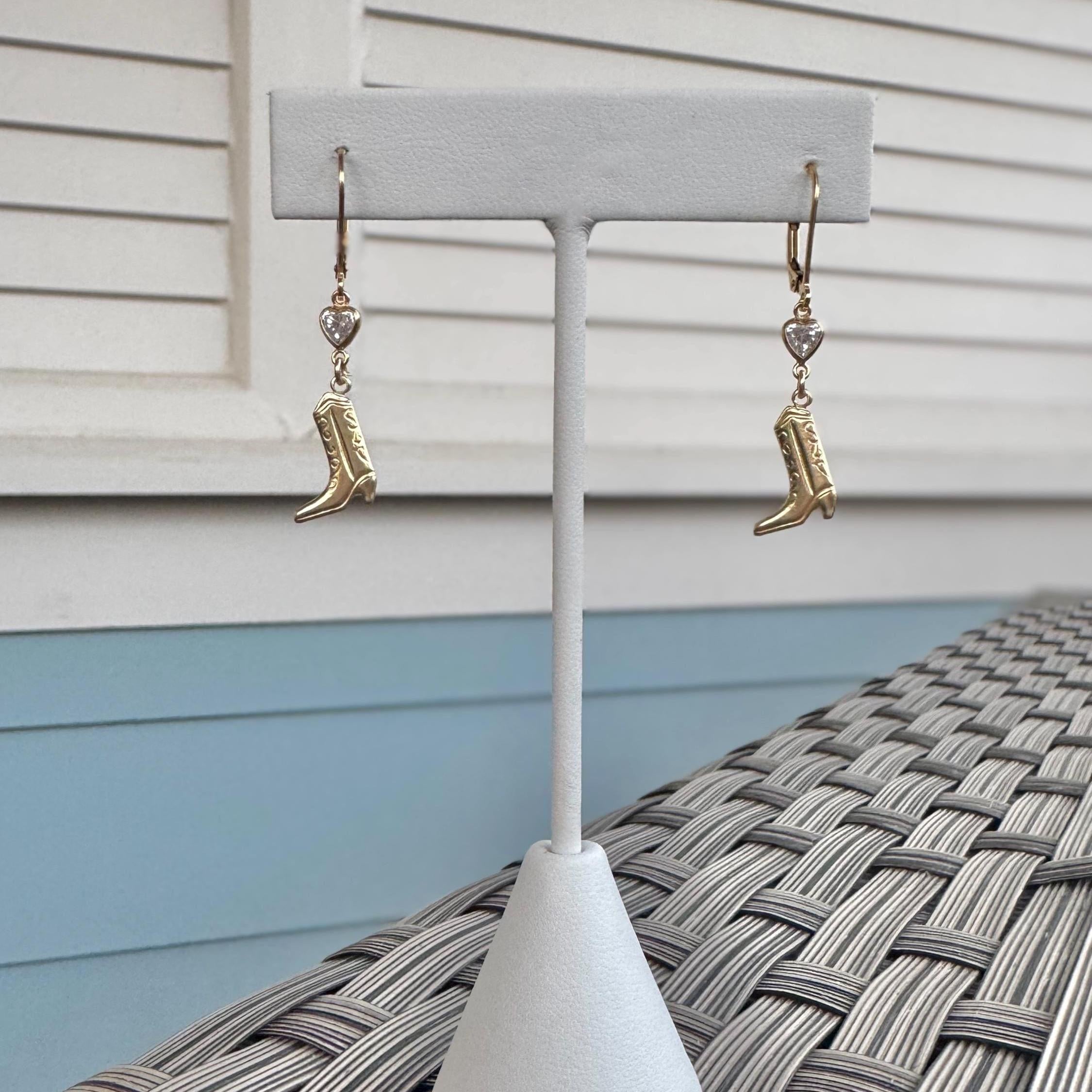 Gold Dust Rodeo Earrings-Earrings-Elara Body Jewelry