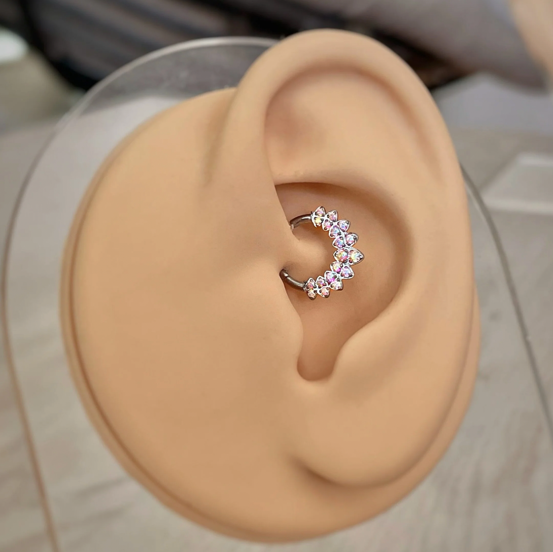 Halo de Celeste Daith Earring-Daith Earring-Elara Body Jewelry