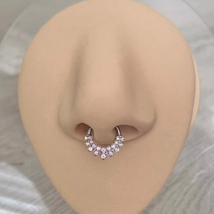 Halo de Celeste Septum Ring-Septum Ring-Elara Body Jewelry
