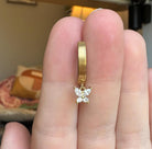 Clicker Gold Butterfly Belly Button Ring