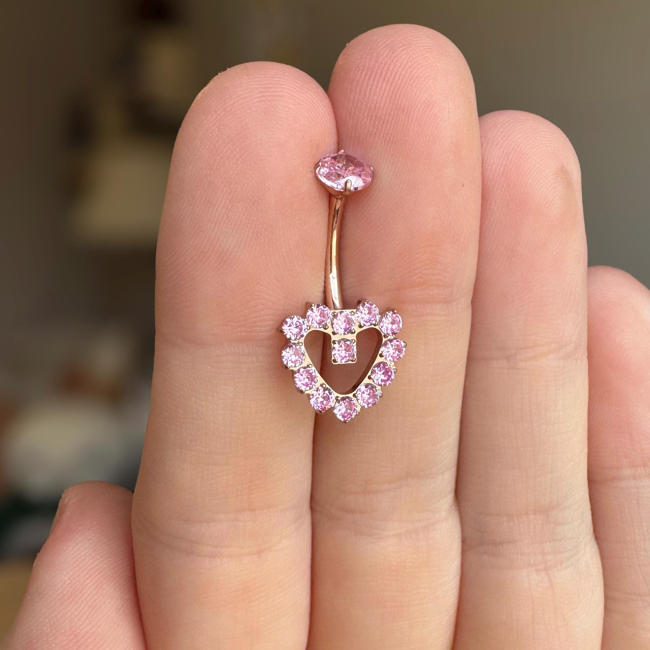 Isolde's Embrace Belly Button Ring-Belly Button Rings-Elara Body Jewelry