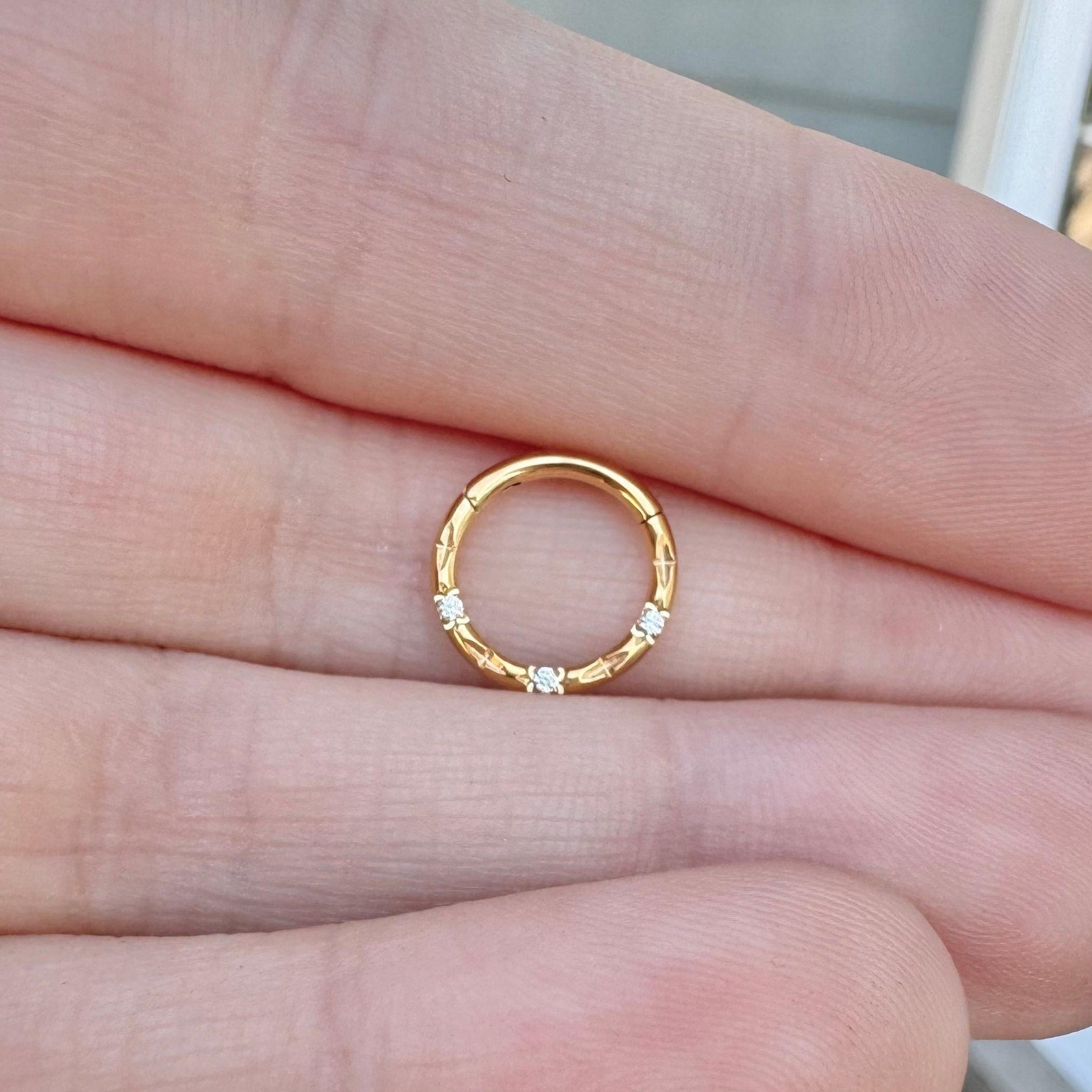 L’Essence Daith Earring-Daith Earring-Elara Body Jewelry