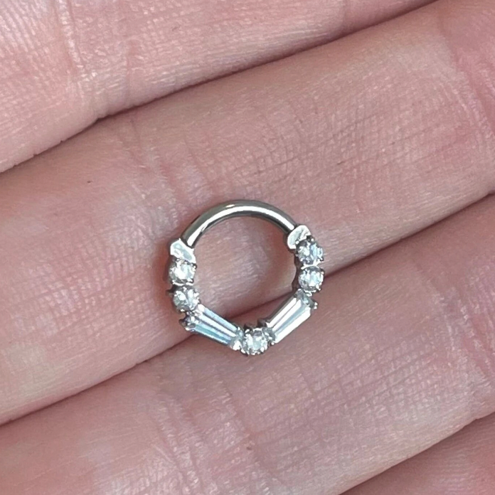 Liora Vale Septum Ring-Septum Ring-Silver-8mm Diameter-Elara Body Jewelry