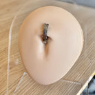 Luxe Heartfall Belly Button Ring-Belly Button Rings-Elara Body Jewelry