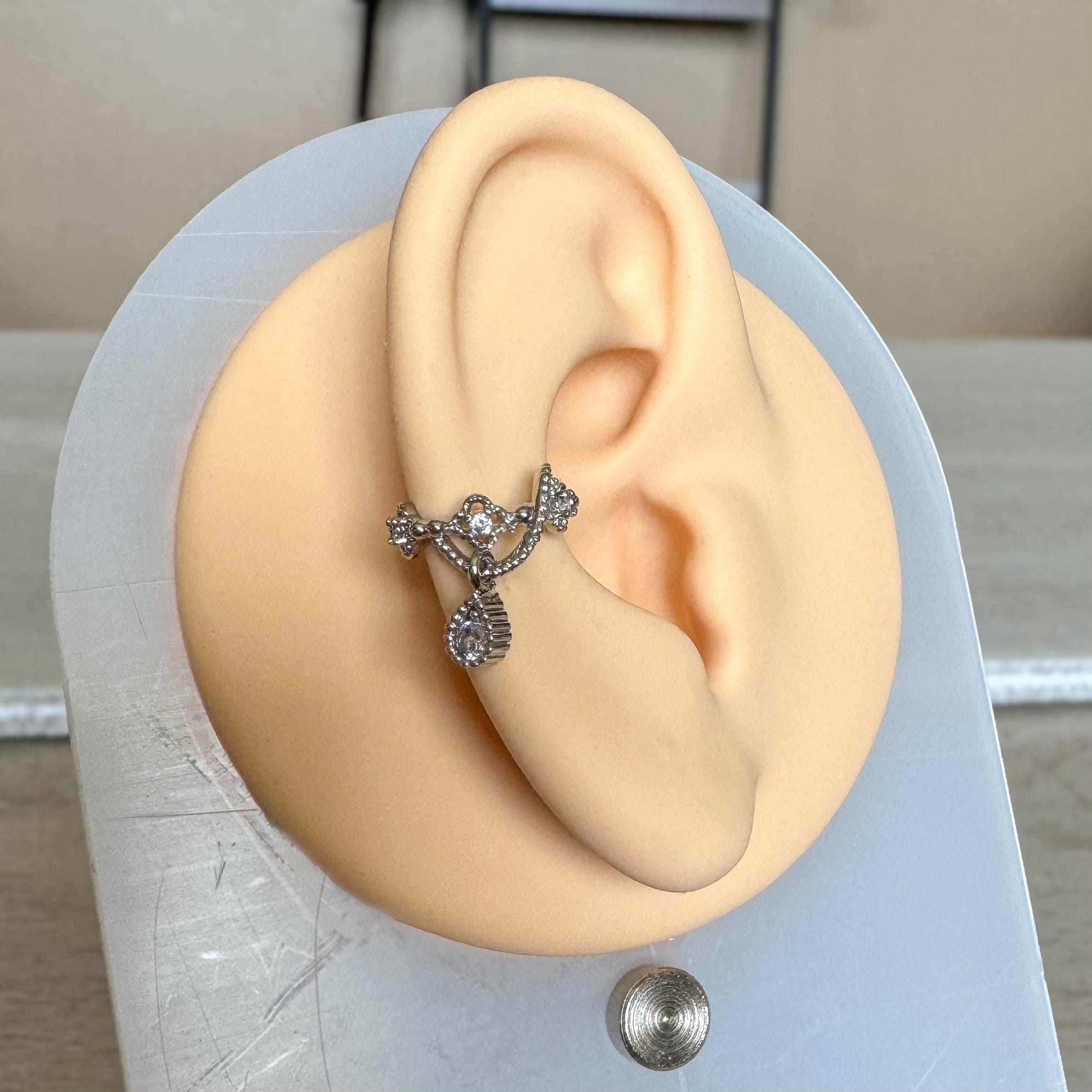 Marielle's Crown Ear Cuff-Ear Cuff-Elara Body Jewelry