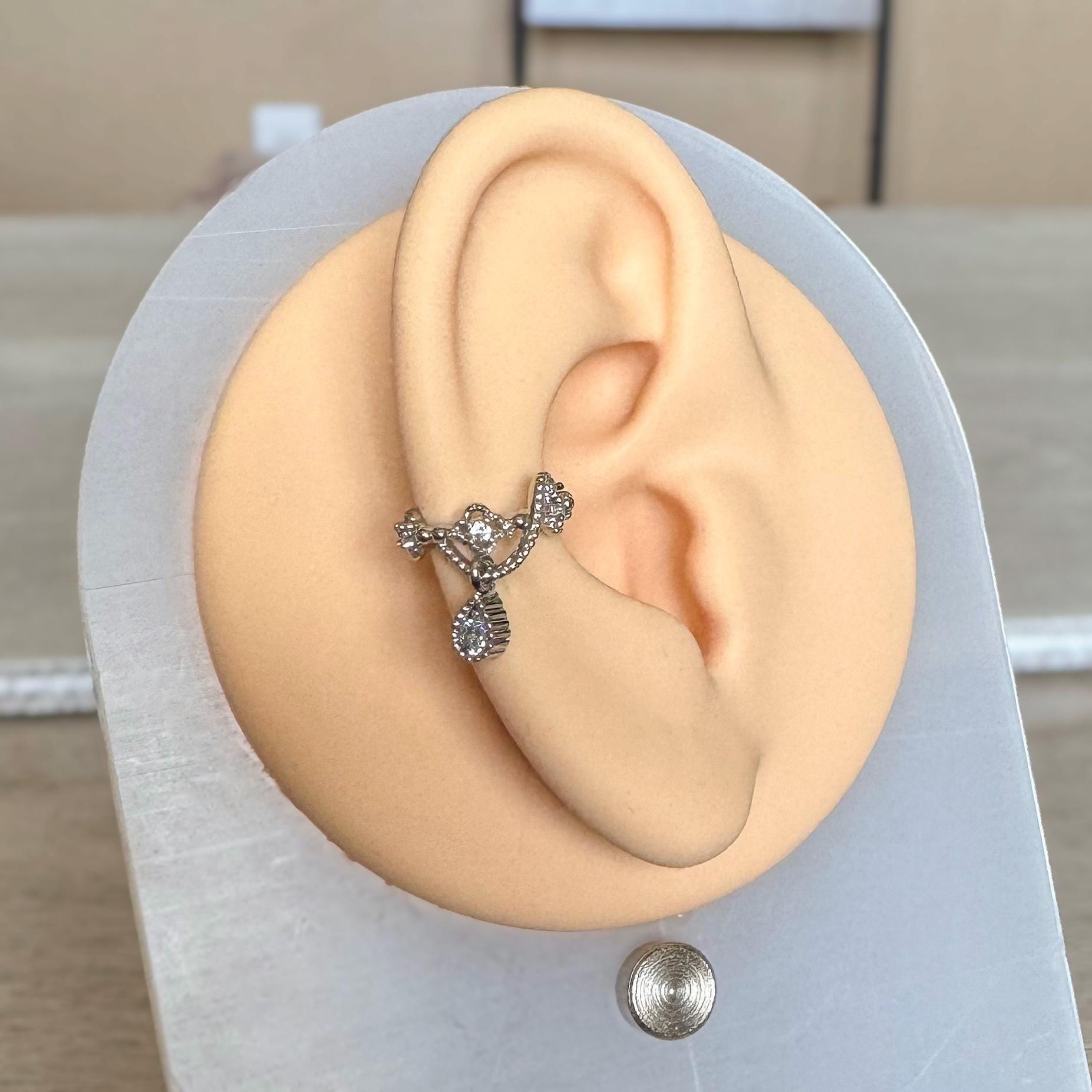 Marielle's Crown Ear Cuff-Ear Cuff-Elara Body Jewelry