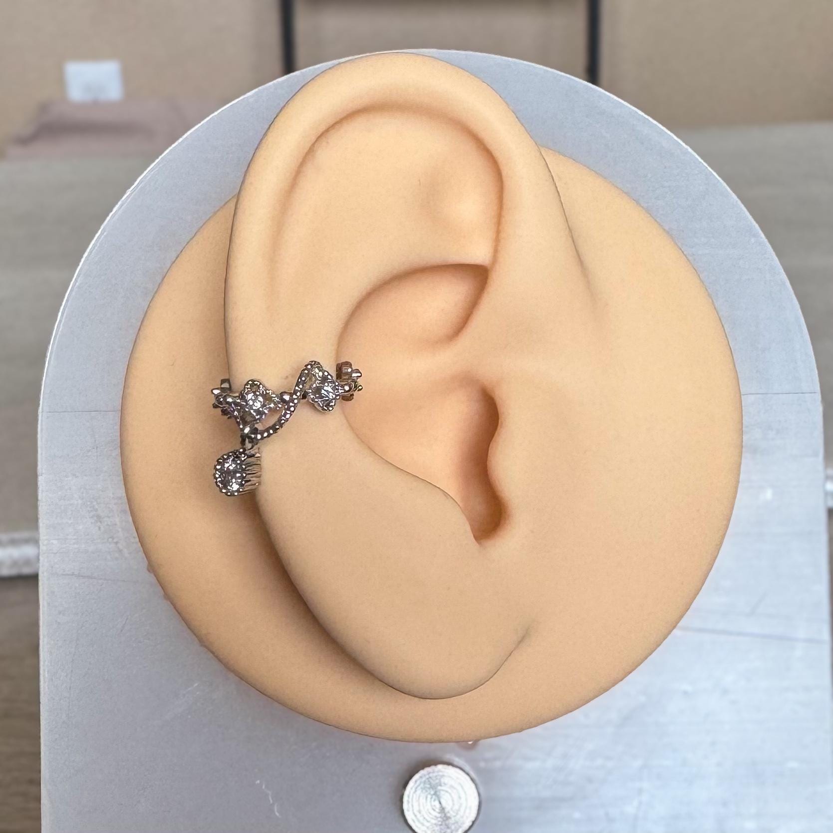Marielle's Crown Ear Cuff-Ear Cuff-Elara Body Jewelry