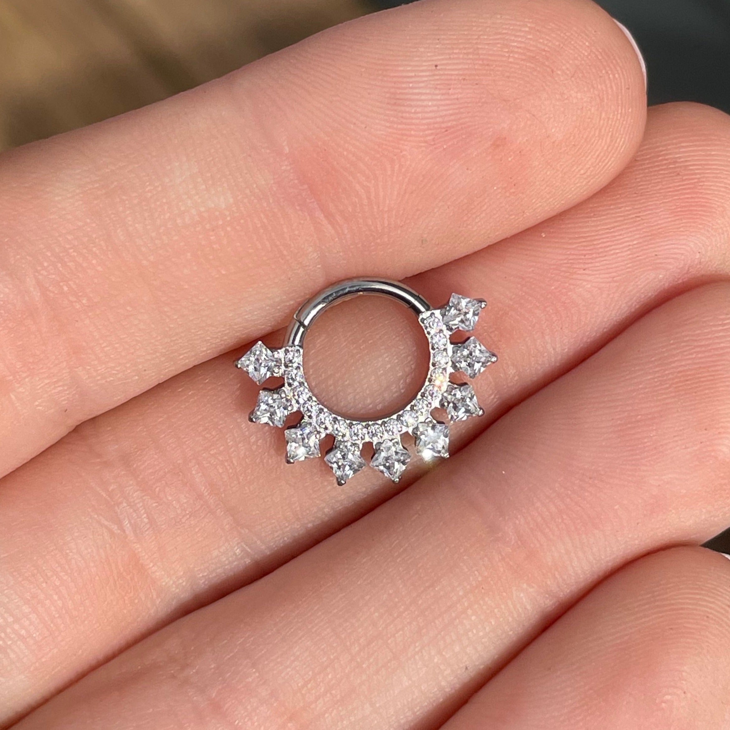 Oranessa Daith Earring-Daith Earring-Elara Body Jewelry