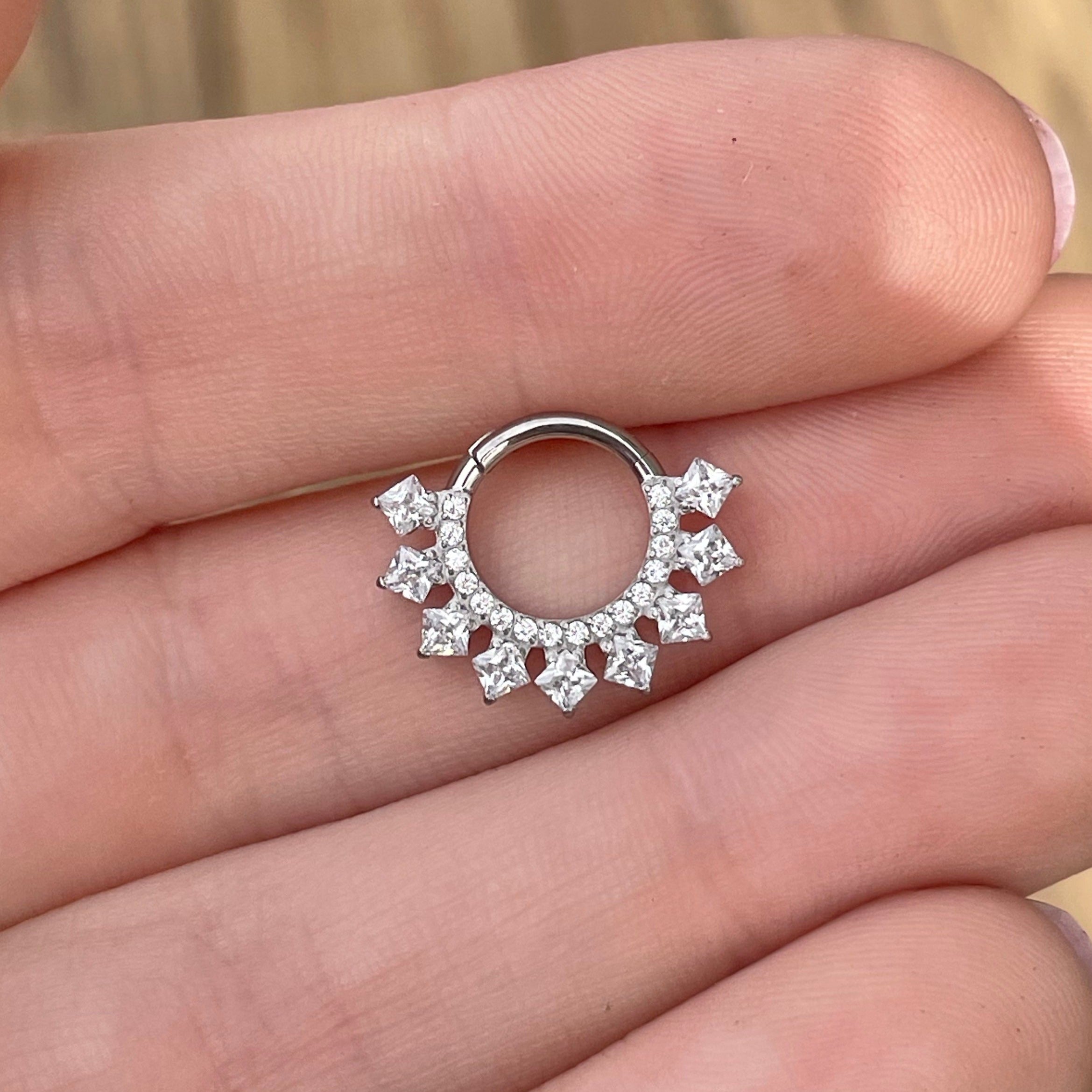 Oranessa Daith Earring-Daith Earring-Elara Body Jewelry