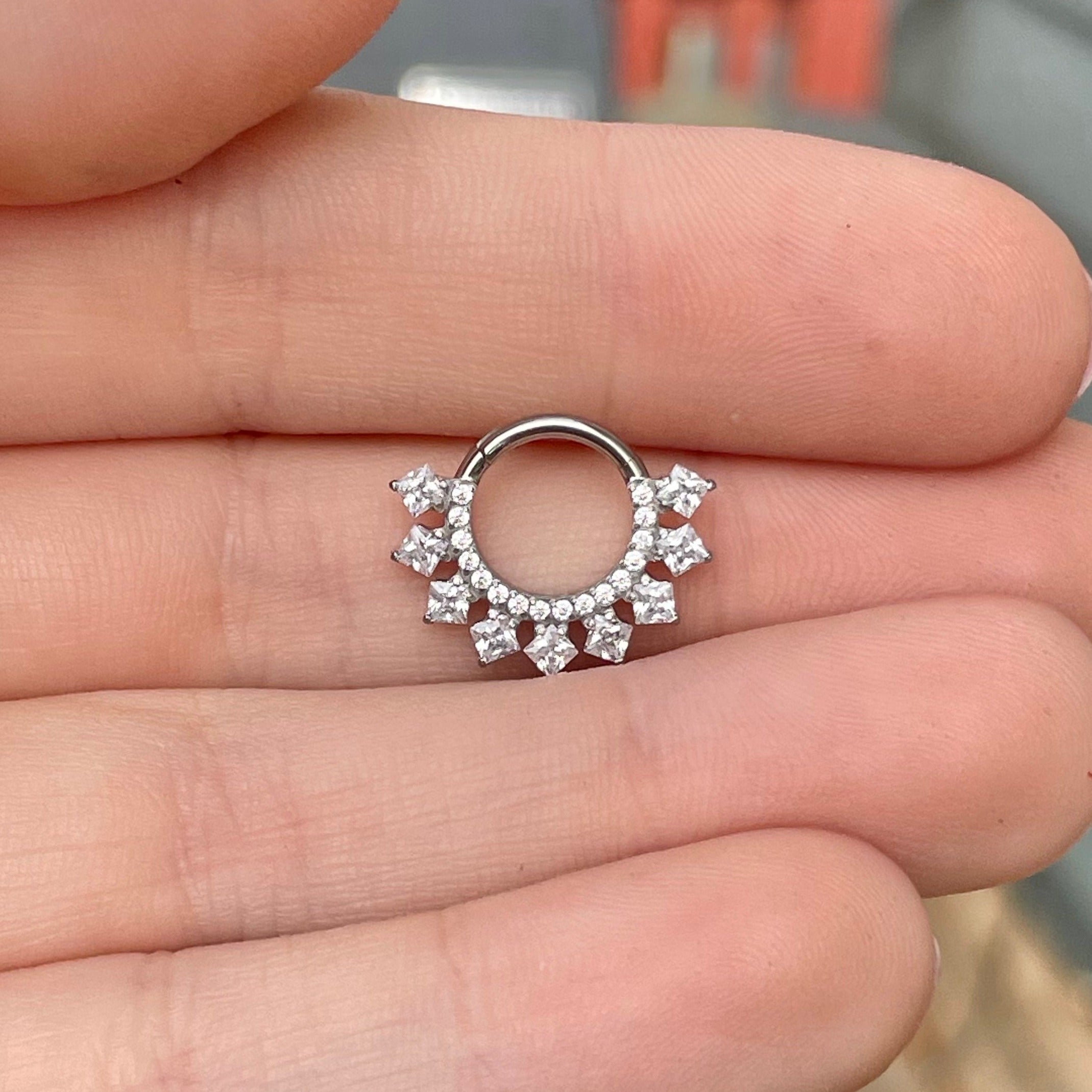 Oranessa Daith Earring-Daith Earring-Elara Body Jewelry