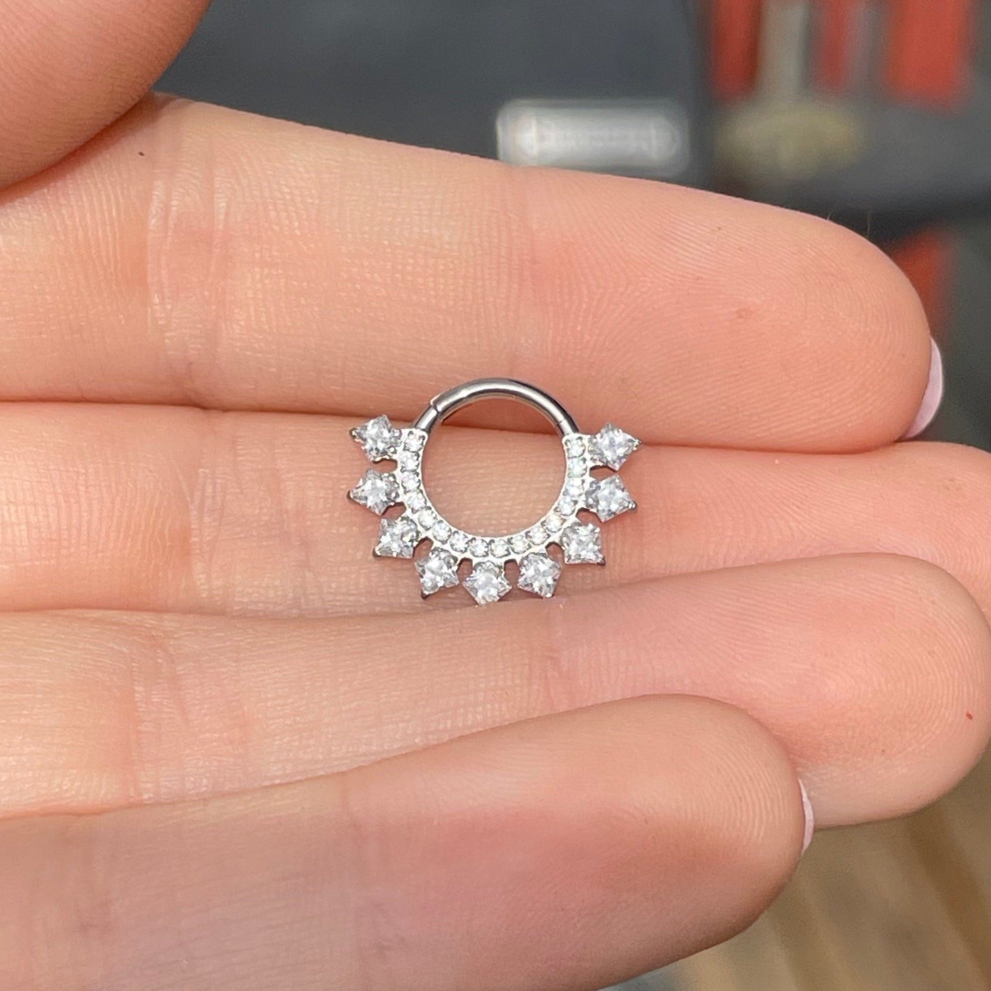 Oranessa Daith Earring-Daith Earring-Elara Body Jewelry