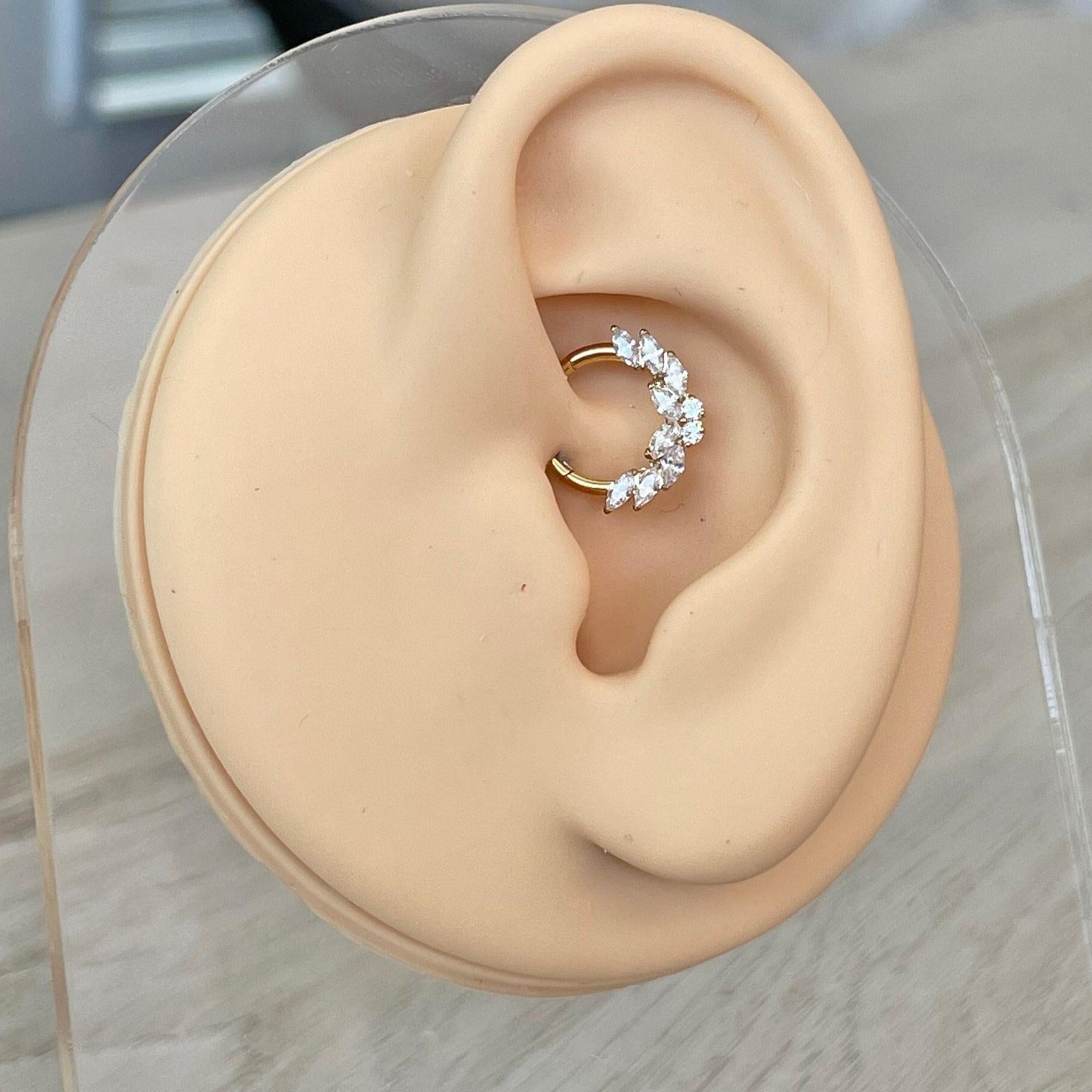 Papillon Celeste Daith Earring-Daith Earring-Elara Body Jewelry