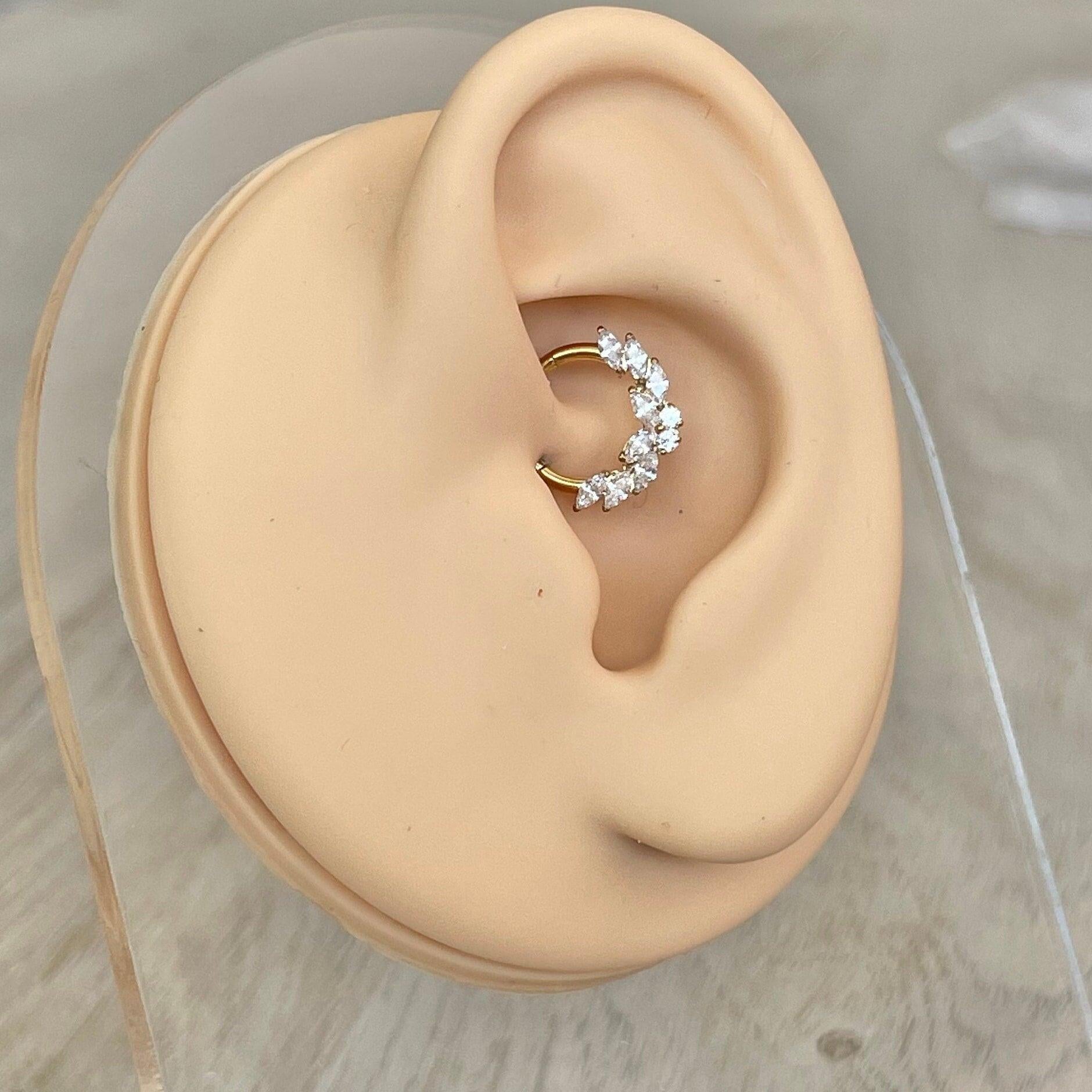 Papillon Celeste Daith Earring-Daith Earring-Elara Body Jewelry