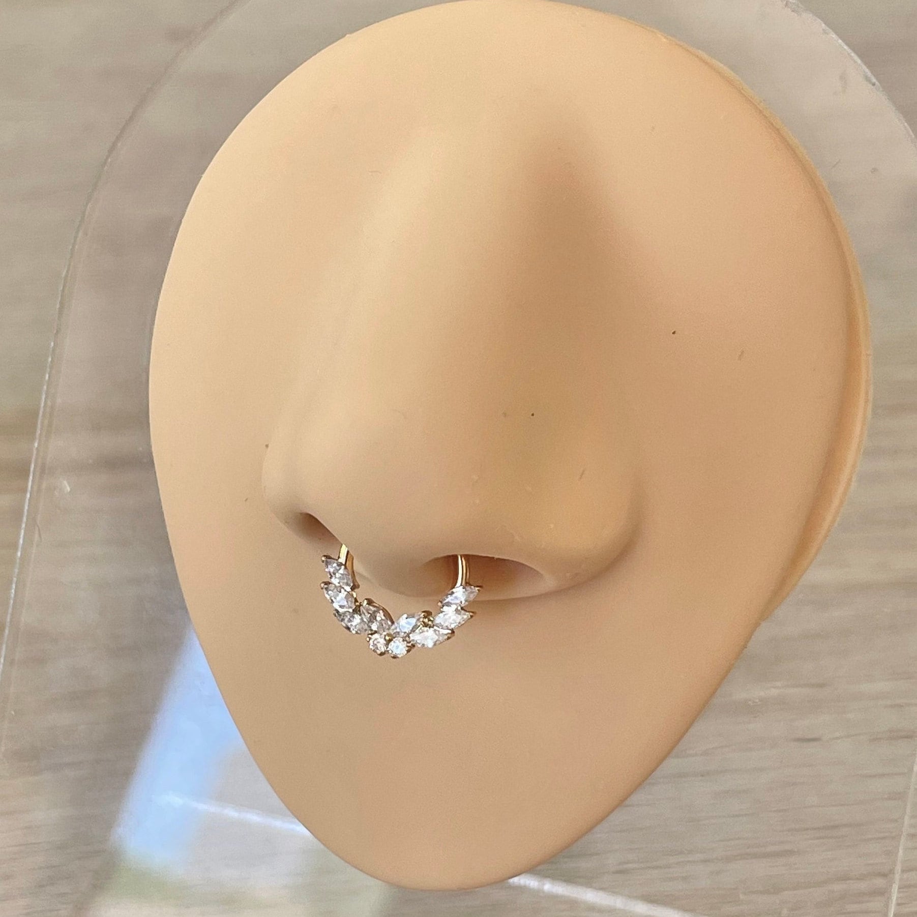 Papillon Celeste Septum Ring-Septum Ring-Elara Body Jewelry