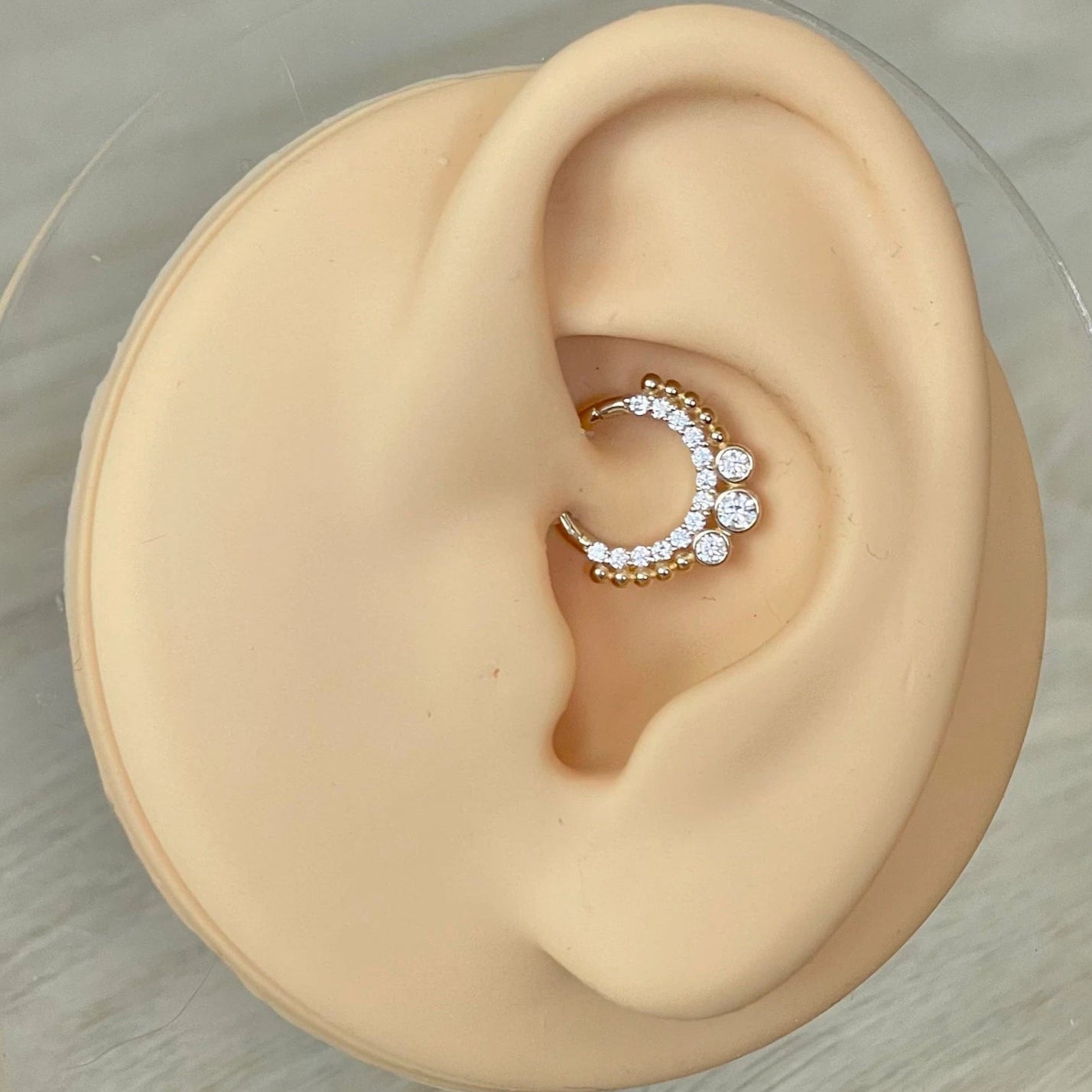 Selunai Daith Earring-Daith Earring-Elara Body Jewelry