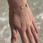 Solara Tides Gold Fill Charm Bracelet-Bracelet-Elara Body Jewelry