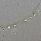 Solara Tides Gold Fill Charm Bracelet-Elara Body Jewelry