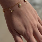 Solara Tides Gold Fill Charm Bracelet-Bracelet-Elara Body Jewelry