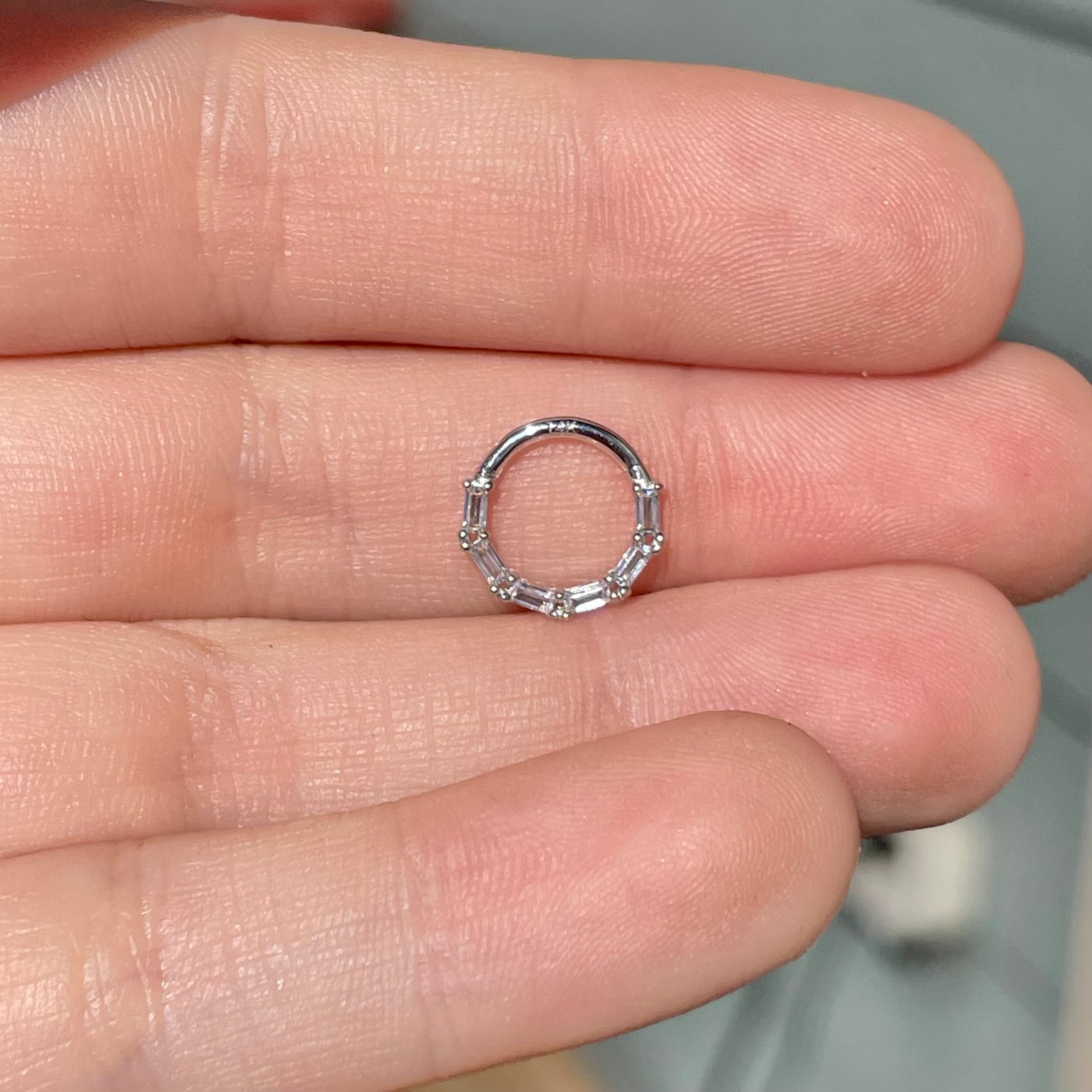 Solenne Daith Earring-Daith Earring-Elara Body Jewelry