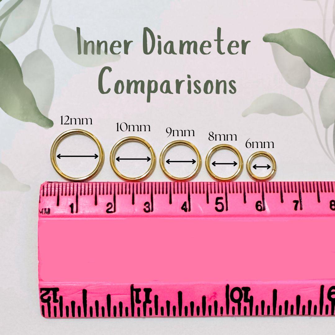 Starlet Cascade Daith Earring-Daith Earring-Elara Body Jewelry