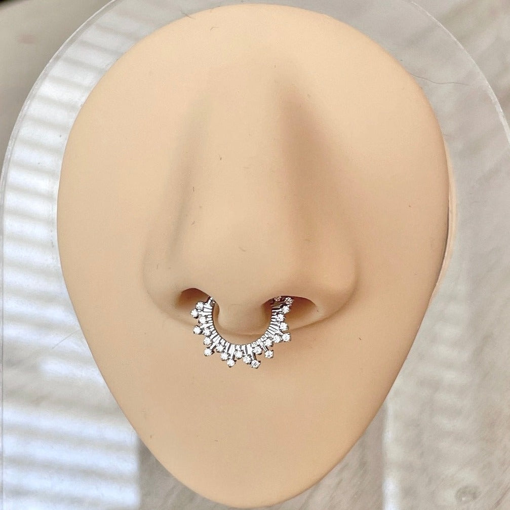 Twilight Diadem Septum Ring-Septum Ring-Elara Body Jewelry