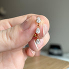 Valora Tears Belly Button Ring-Belly Button Rings-Elara Body Jewelry