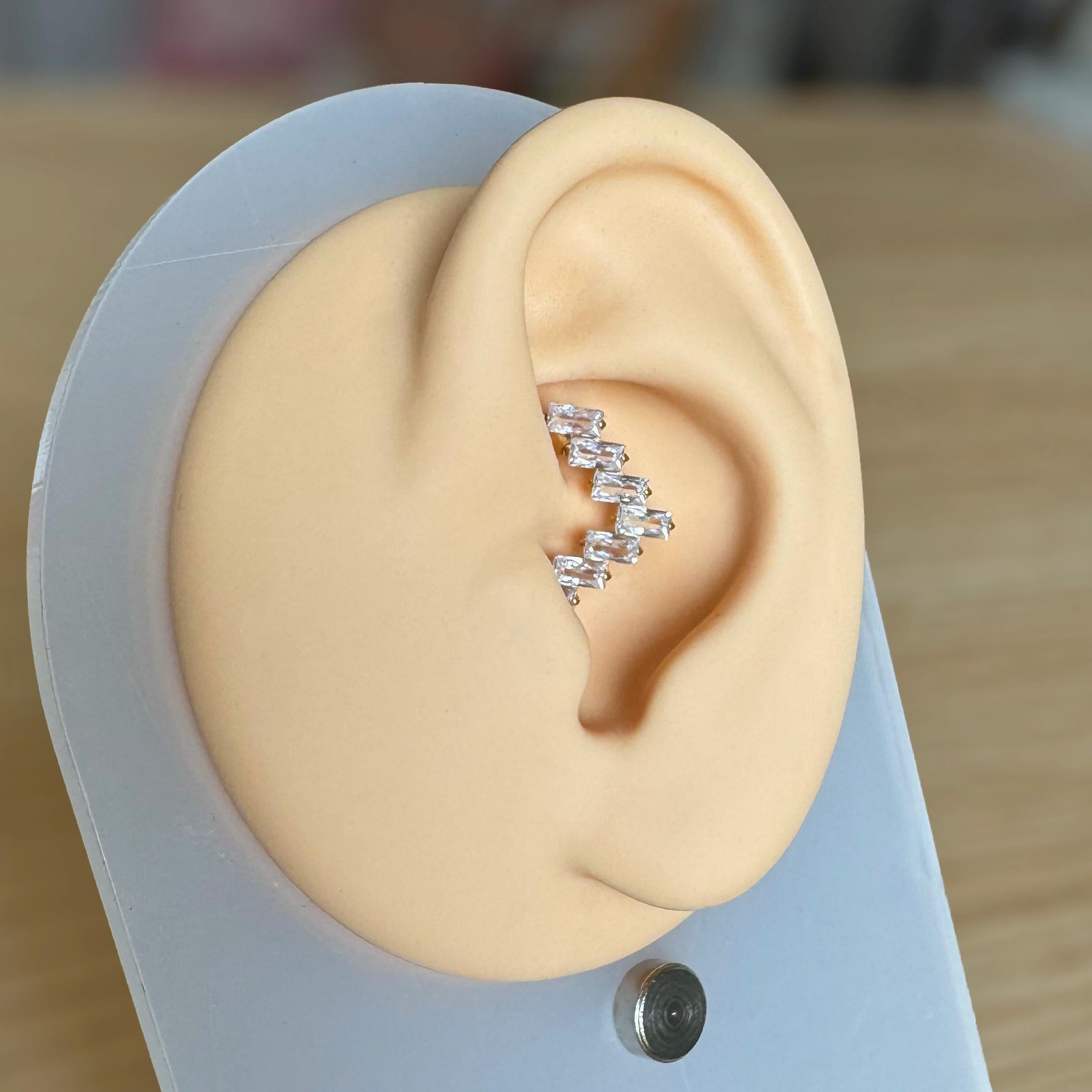 Vanguard Prism Daith Earring-Daith Earring-Elara Body Jewelry