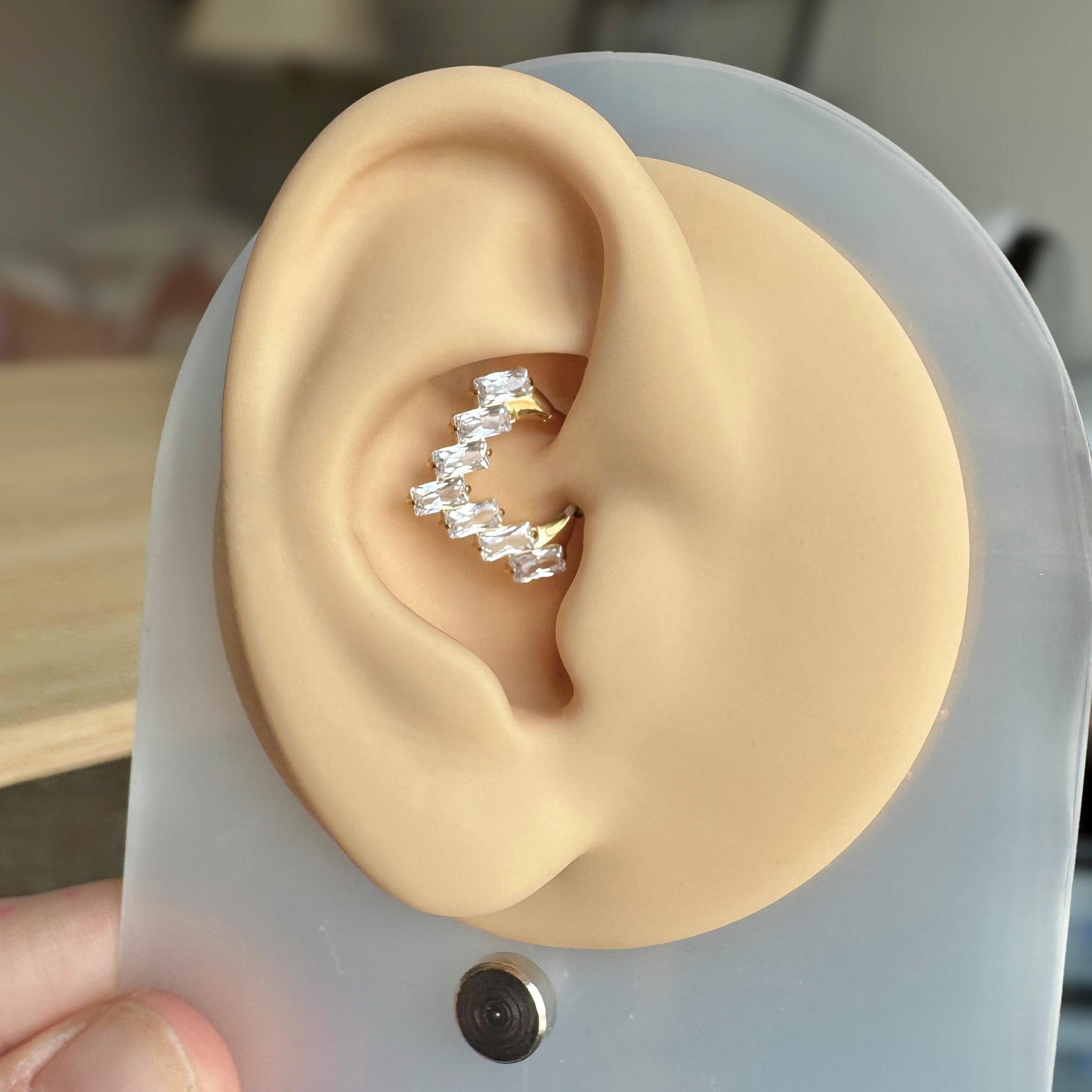 Vanguard Prism Daith Earring-Daith Earring-Elara Body Jewelry