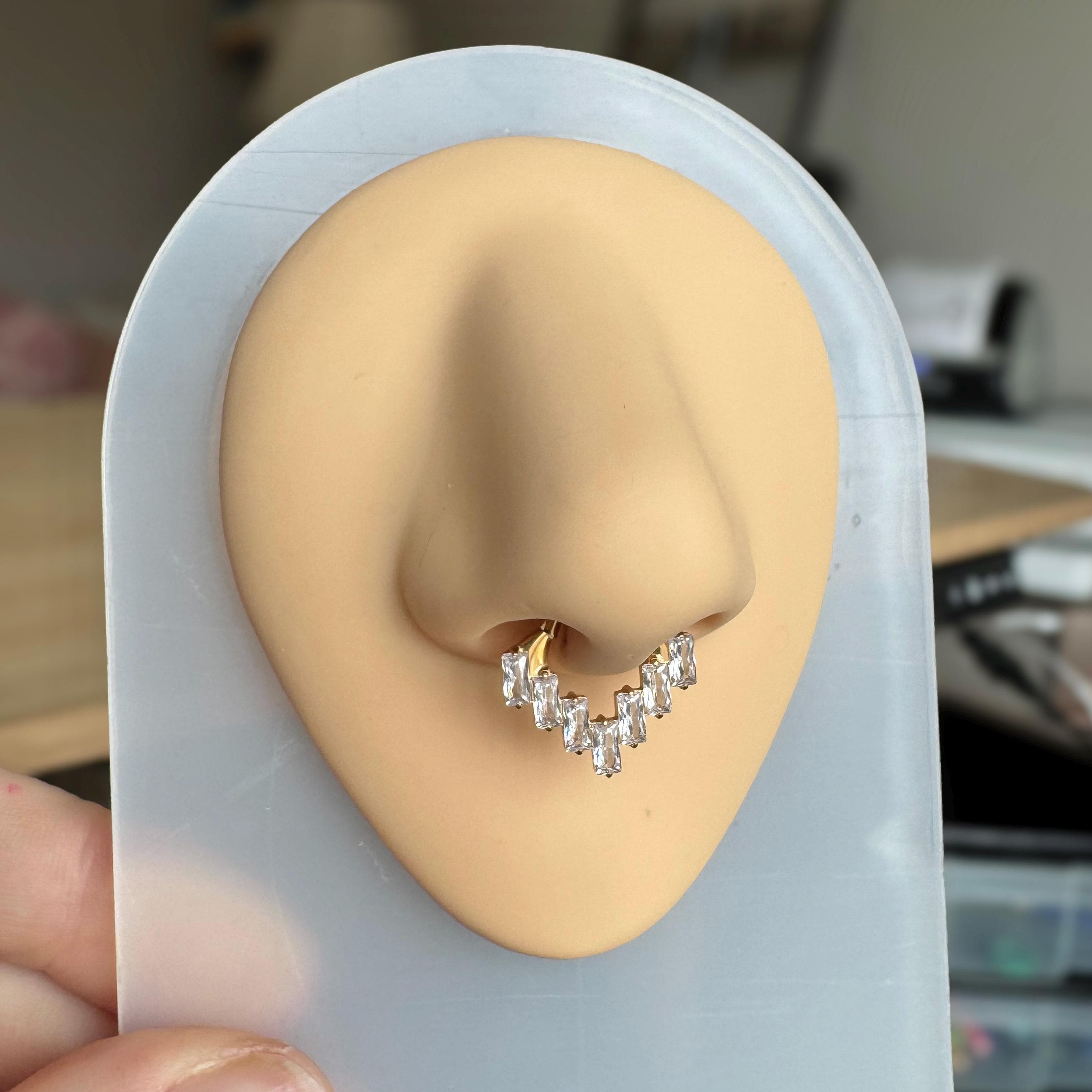 Vanguard Prism Septum Ring-Septum Ring-Elara Body Jewelry