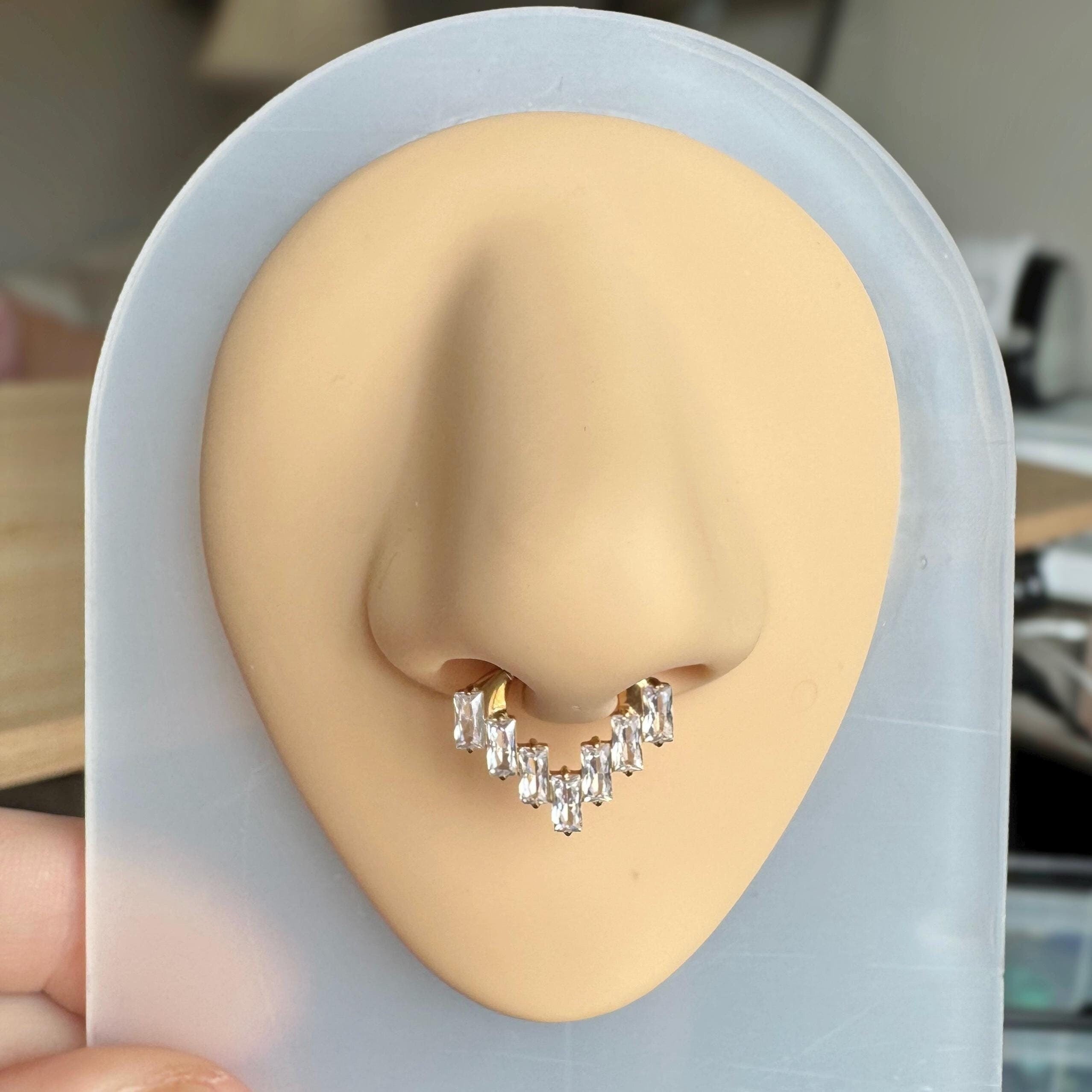 Vanguard Prism Septum Ring-Septum Ring-Elara Body Jewelry