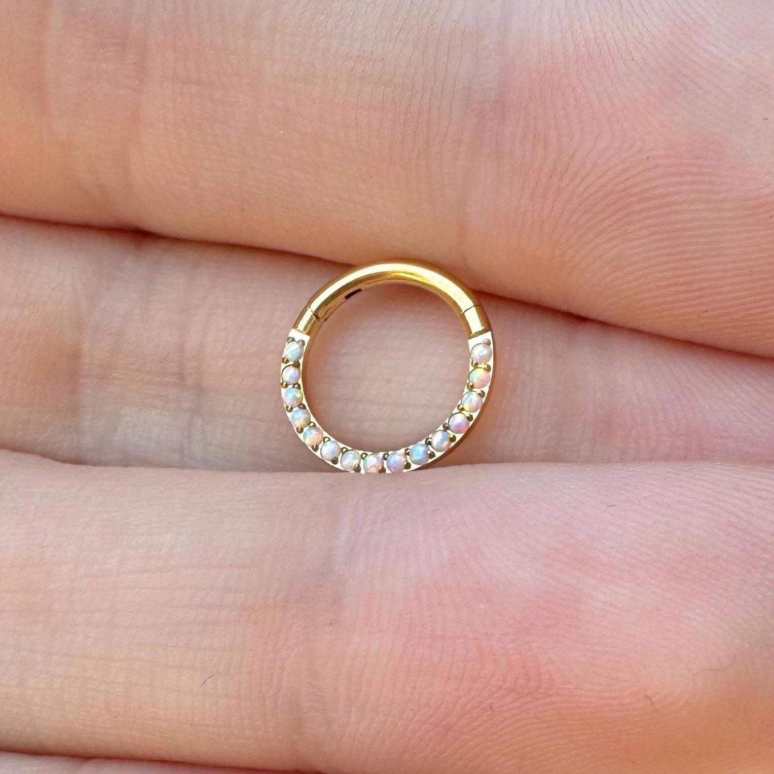 Verite Opale Daith Earring-Daith Earring-Elara Body Jewelry