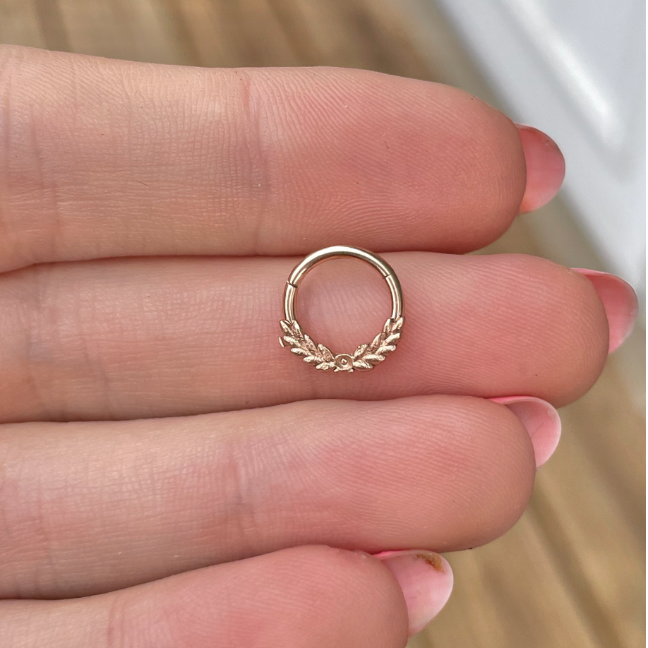 Vine of Dreams Daith Earring-Daith Earring-Rose gold-Elara Body Jewelry