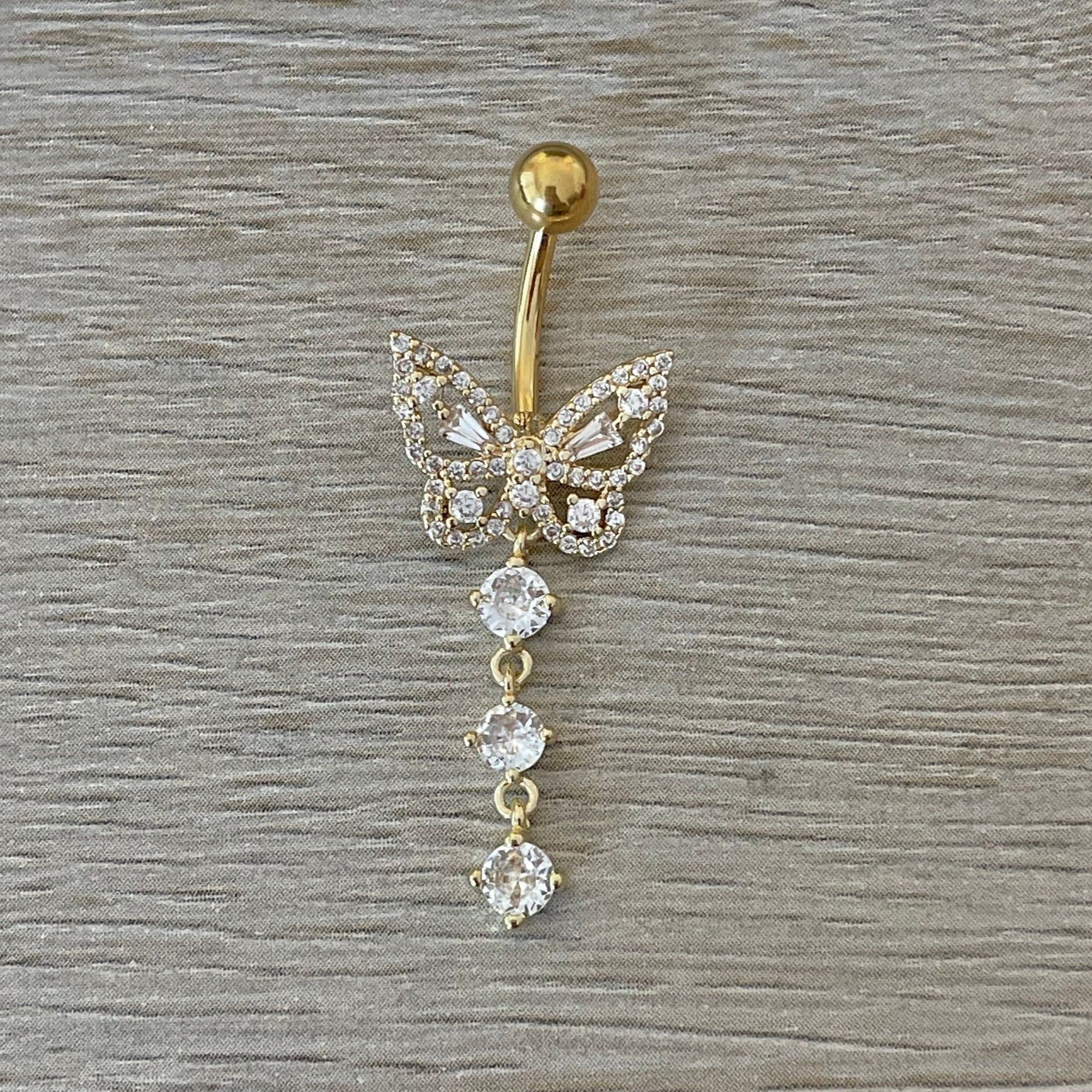 Aeris Belly Button Ring-Belly Button Rings-Elara Body Jewelry