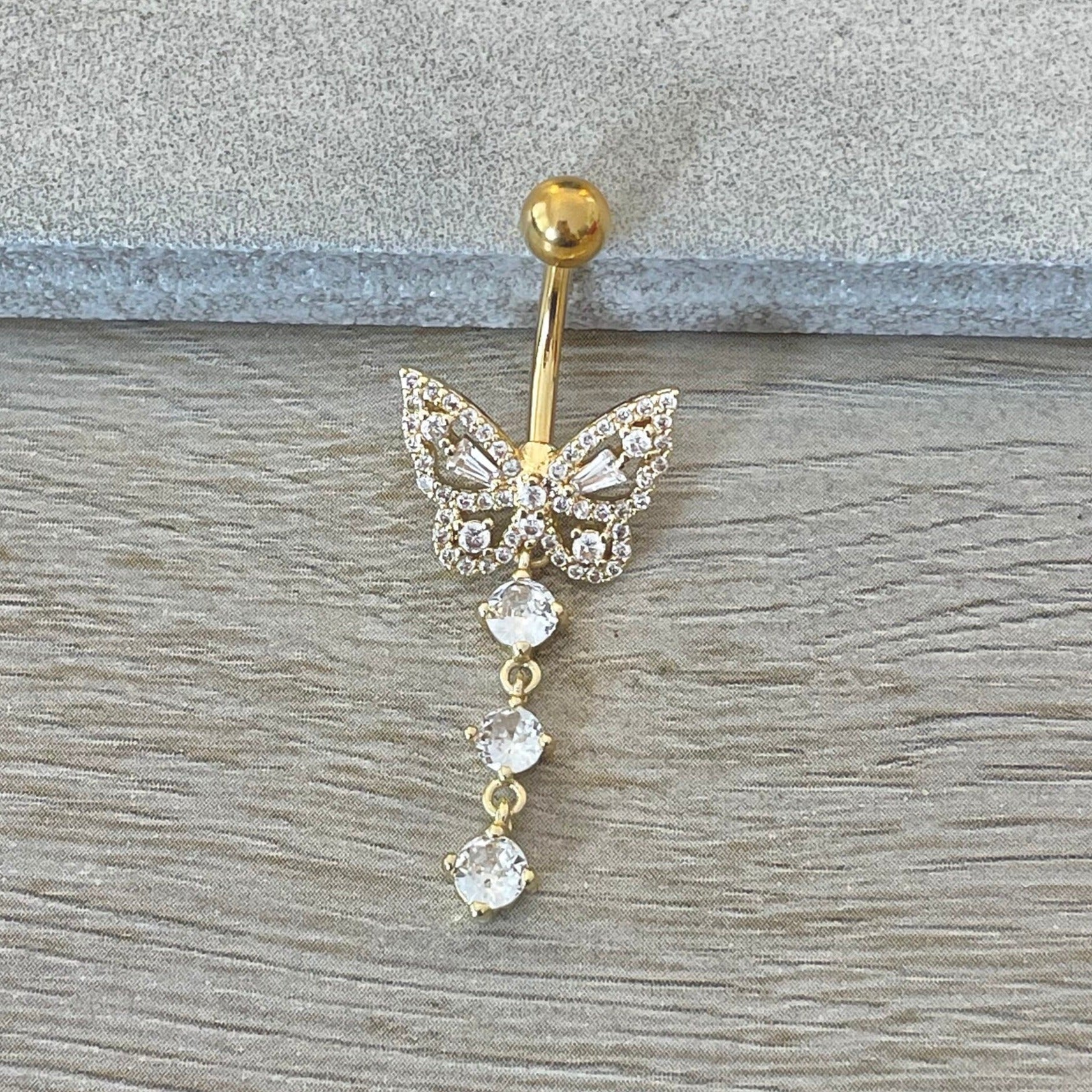 Aeris Belly Button Ring-Belly Button Rings-Elara Body Jewelry