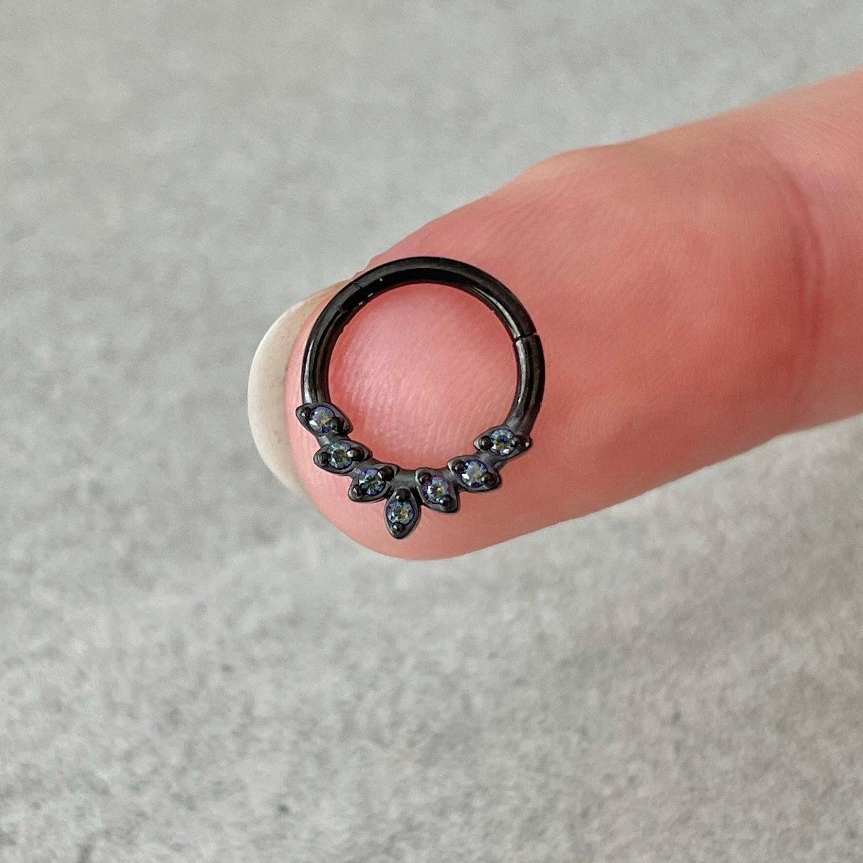 Althea Aura Daith Earring-Daith Earring-Elara Body Jewelry