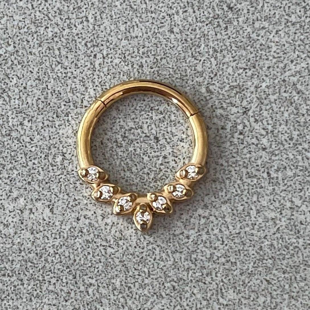 Althea Aura Daith Earring-Daith Earring-Elara Body Jewelry